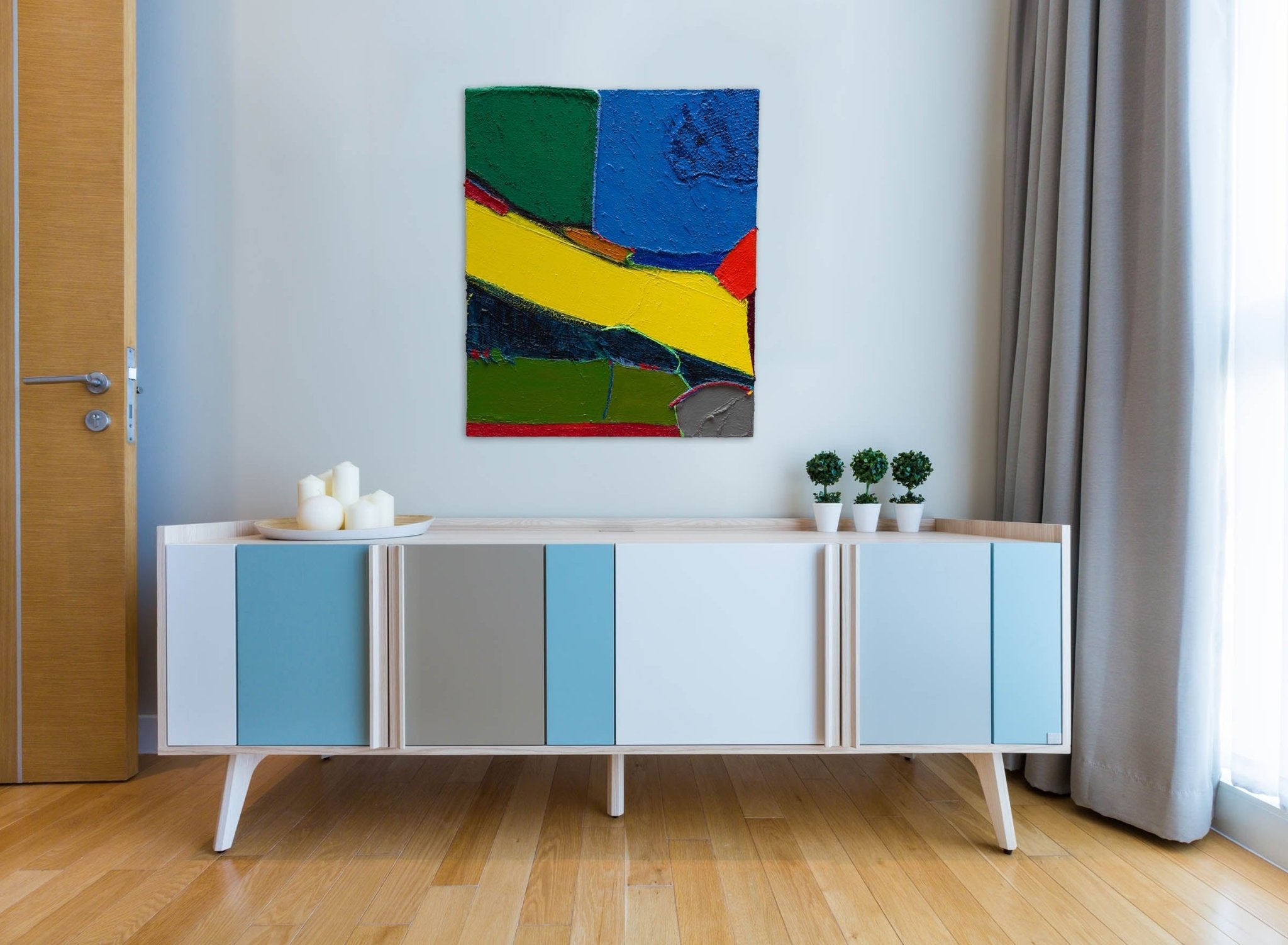 Dropout Boogie - Anthony Frost - Abstract Painting - Ideelart