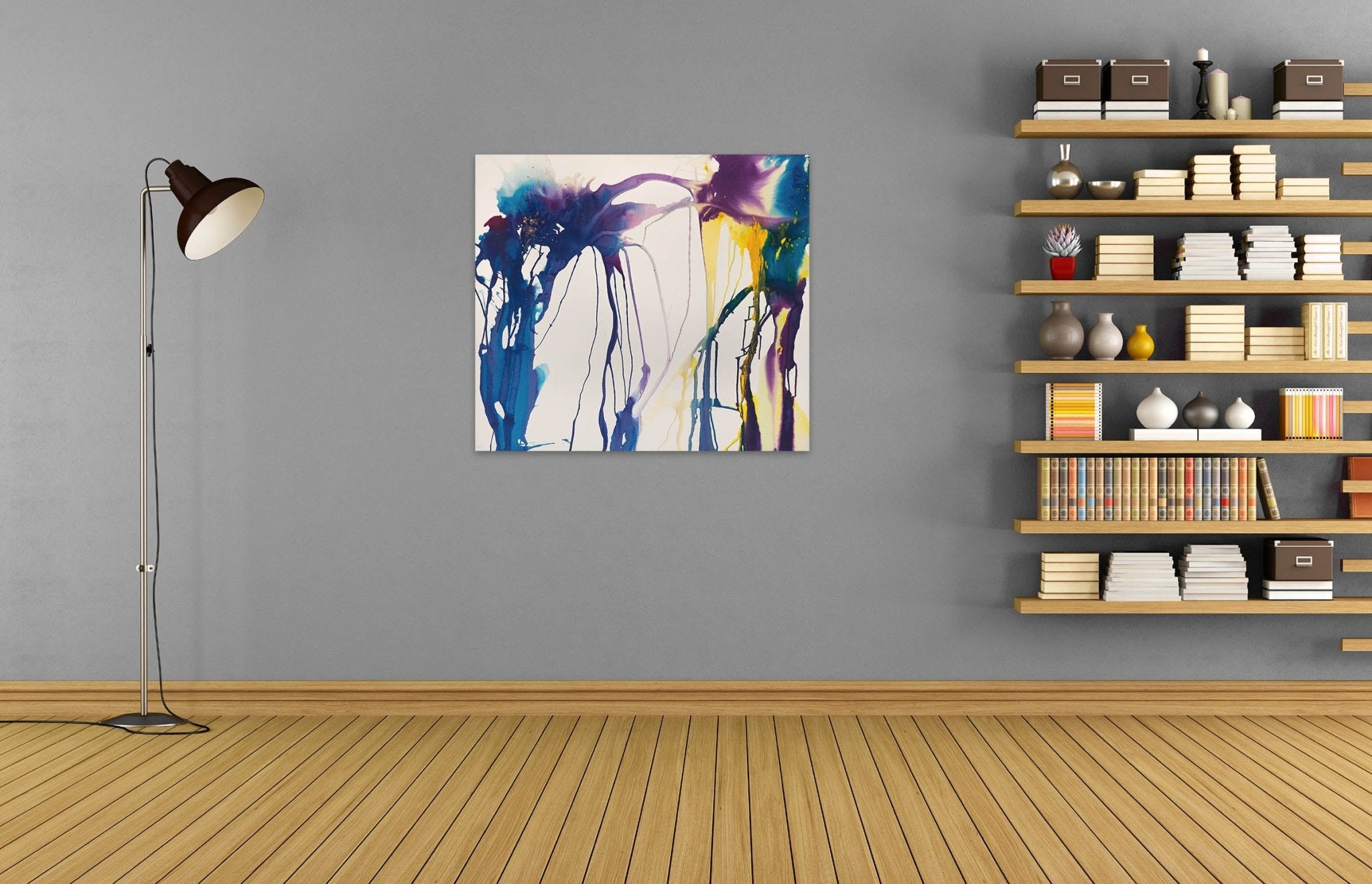 Untitled (Ref 12102) - Martin Reyna - Abstract Painting - Ideelart