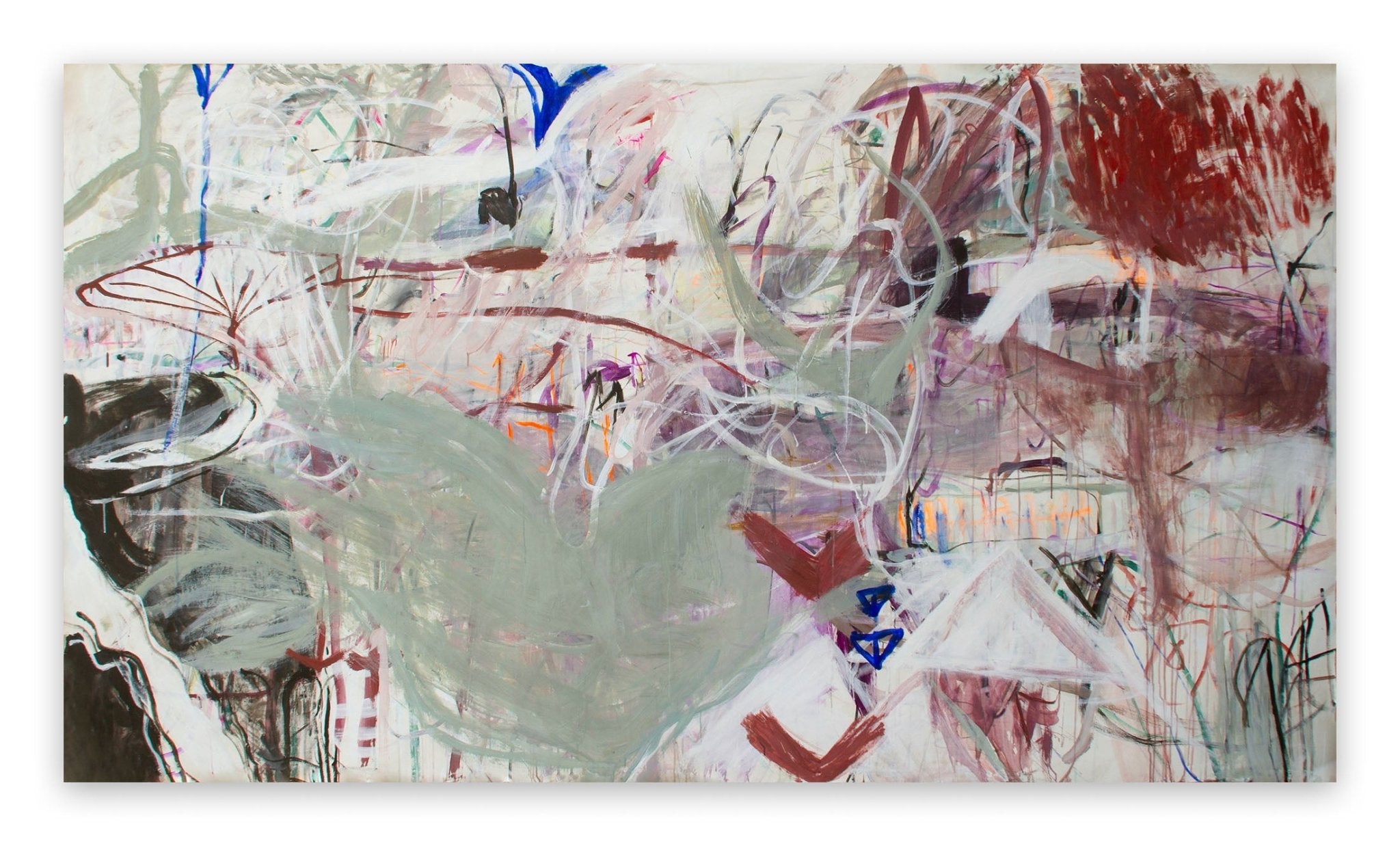 I Will Meet You Between the Cacti Garden and Luna Vista Road - Macha Poynder - Abstract Painting - Ideelart