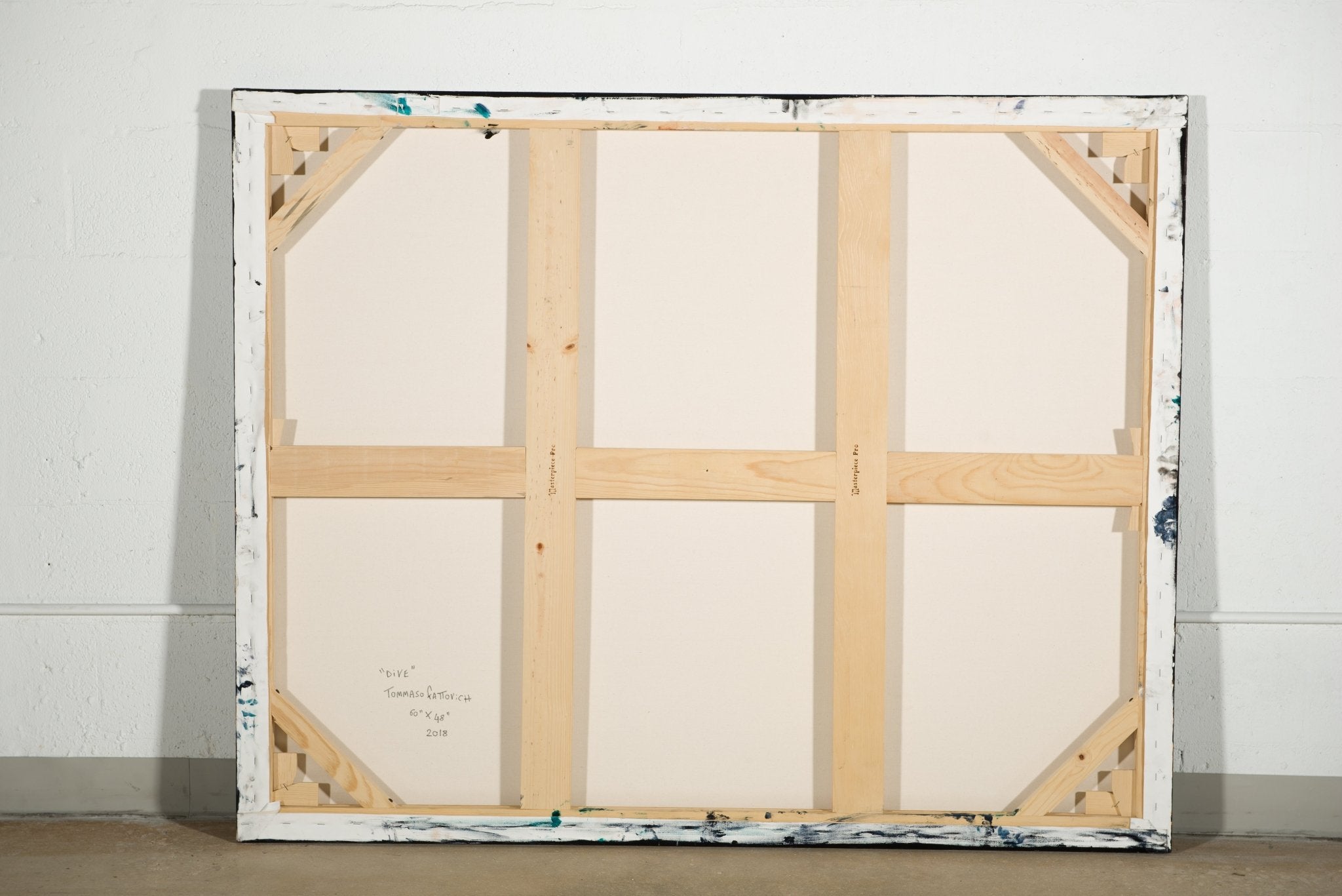 Dive - Tommaso Fattovich - Abstract Painting - Ideelart