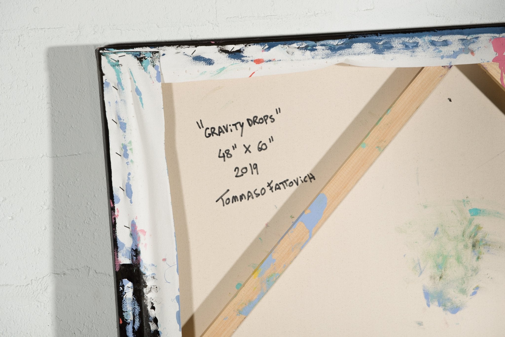 Gravity Drops - Tommaso Fattovich - Abstract Painting - Ideelart