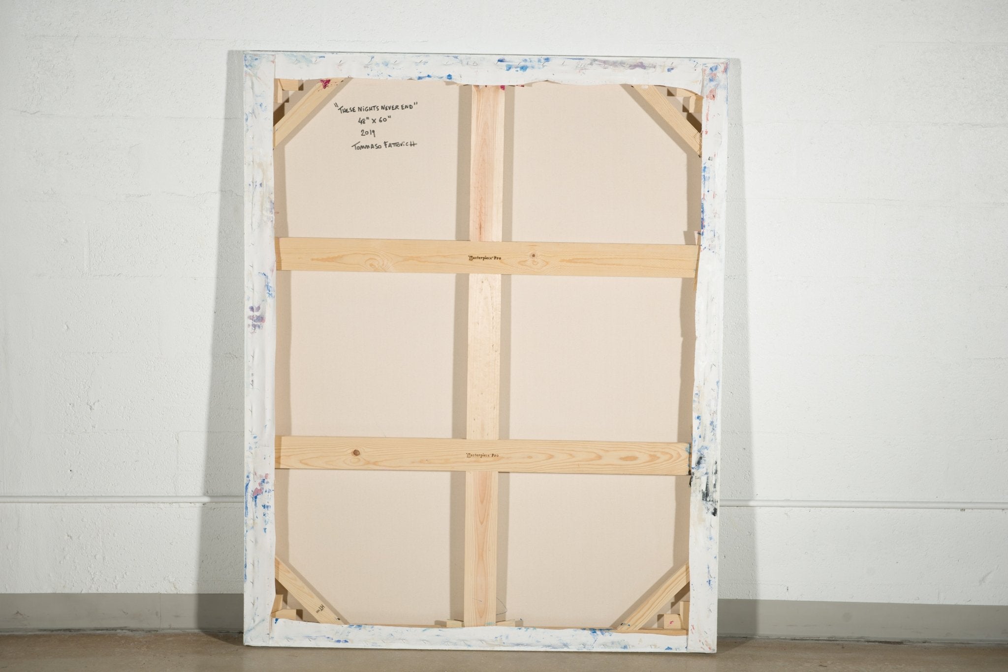 These Nights Never End - Tommaso Fattovich - Abstract Painting - Ideelart