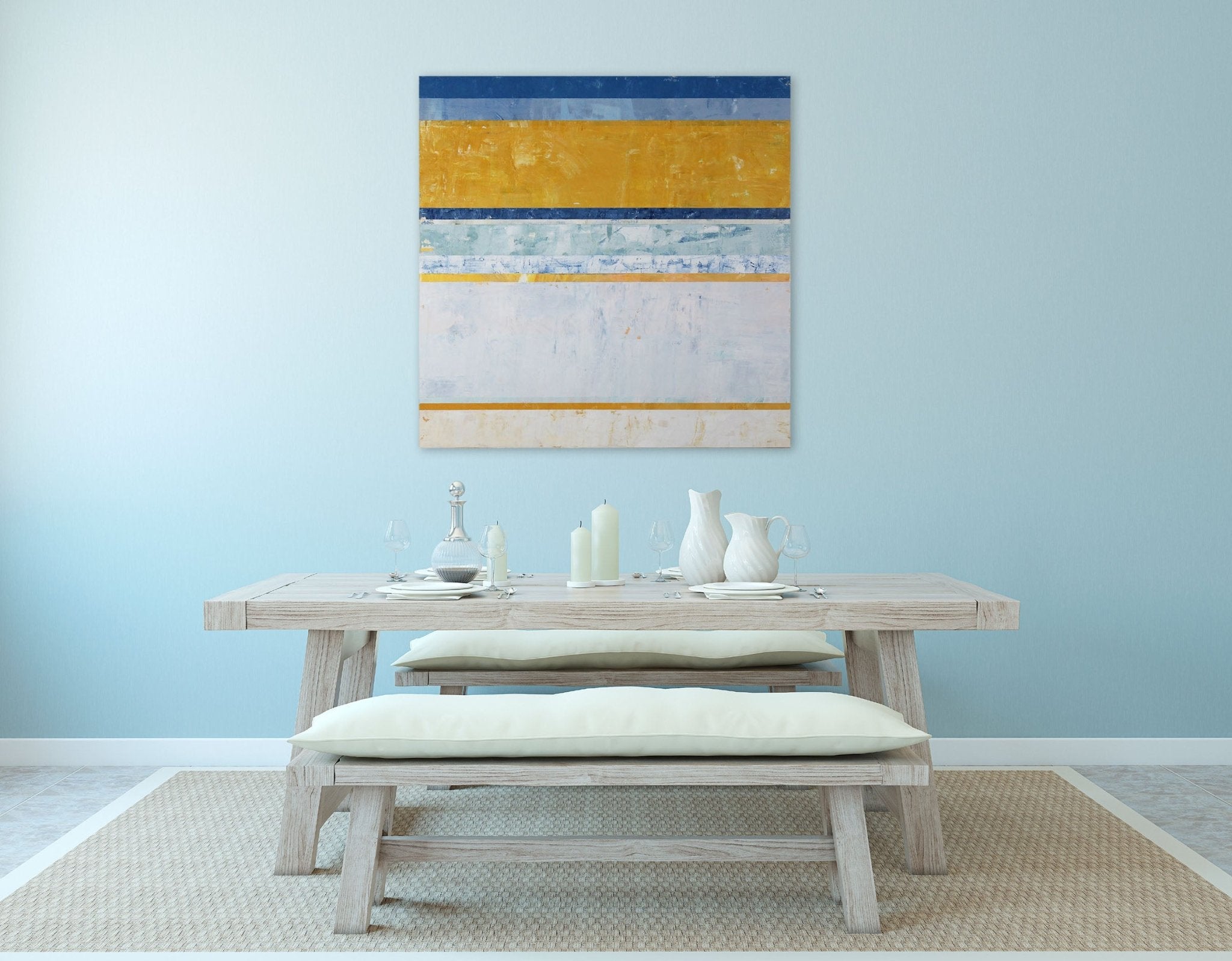 The Admiral’s Wedding - Clay Johnson - Abstract Painting - Ideelart