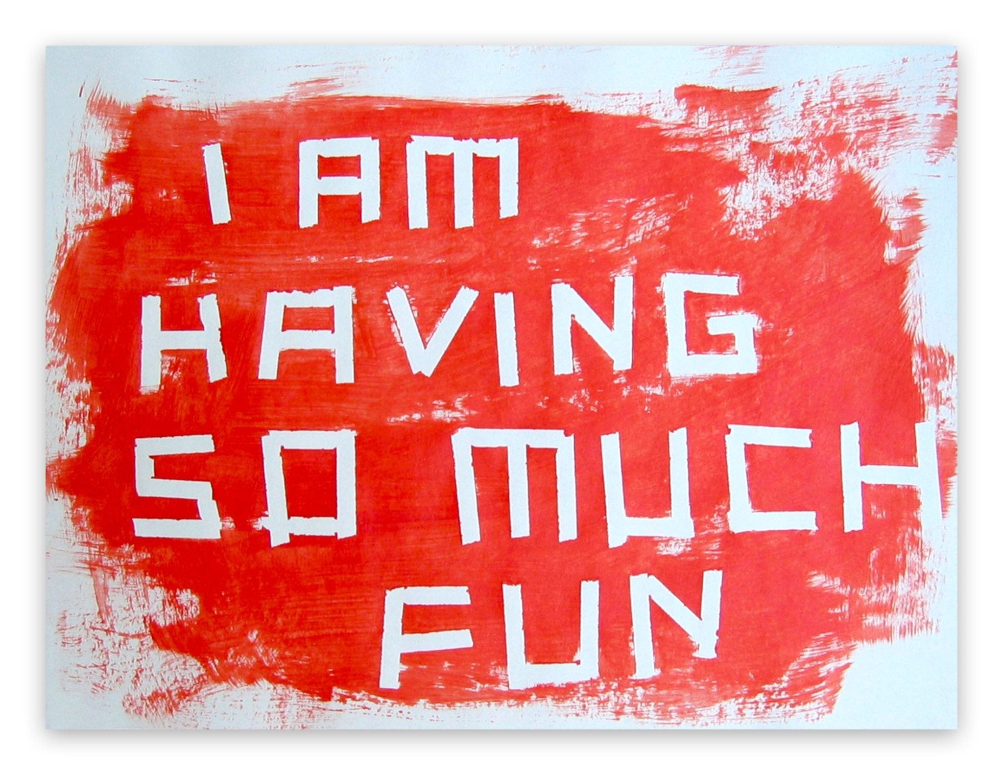 A12 - I am having so much fun - Daniel Göttin - Abstract Painting - Ideelart