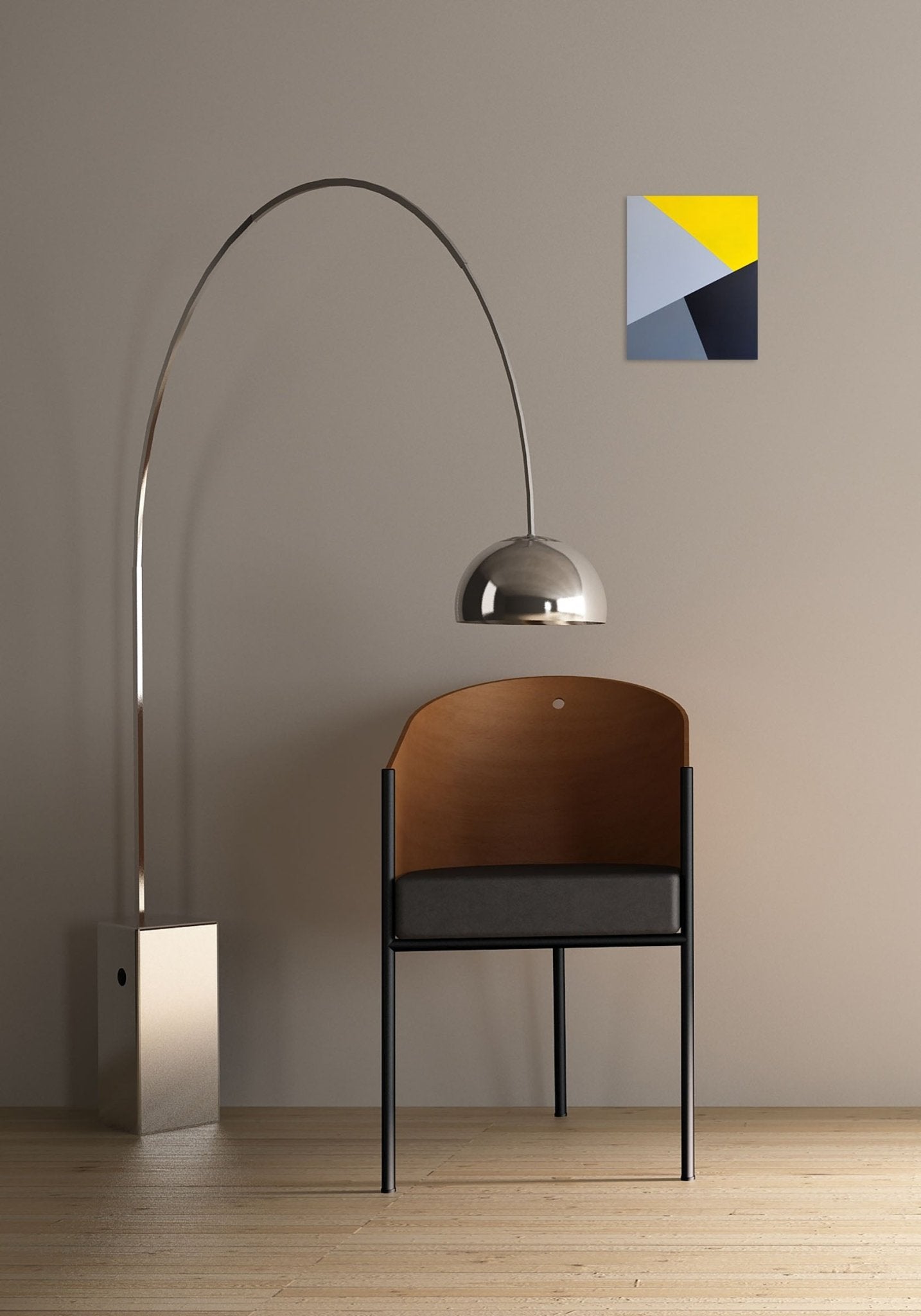 Slopes B4 - Daniel Göttin - Abstract Painting - Ideelart