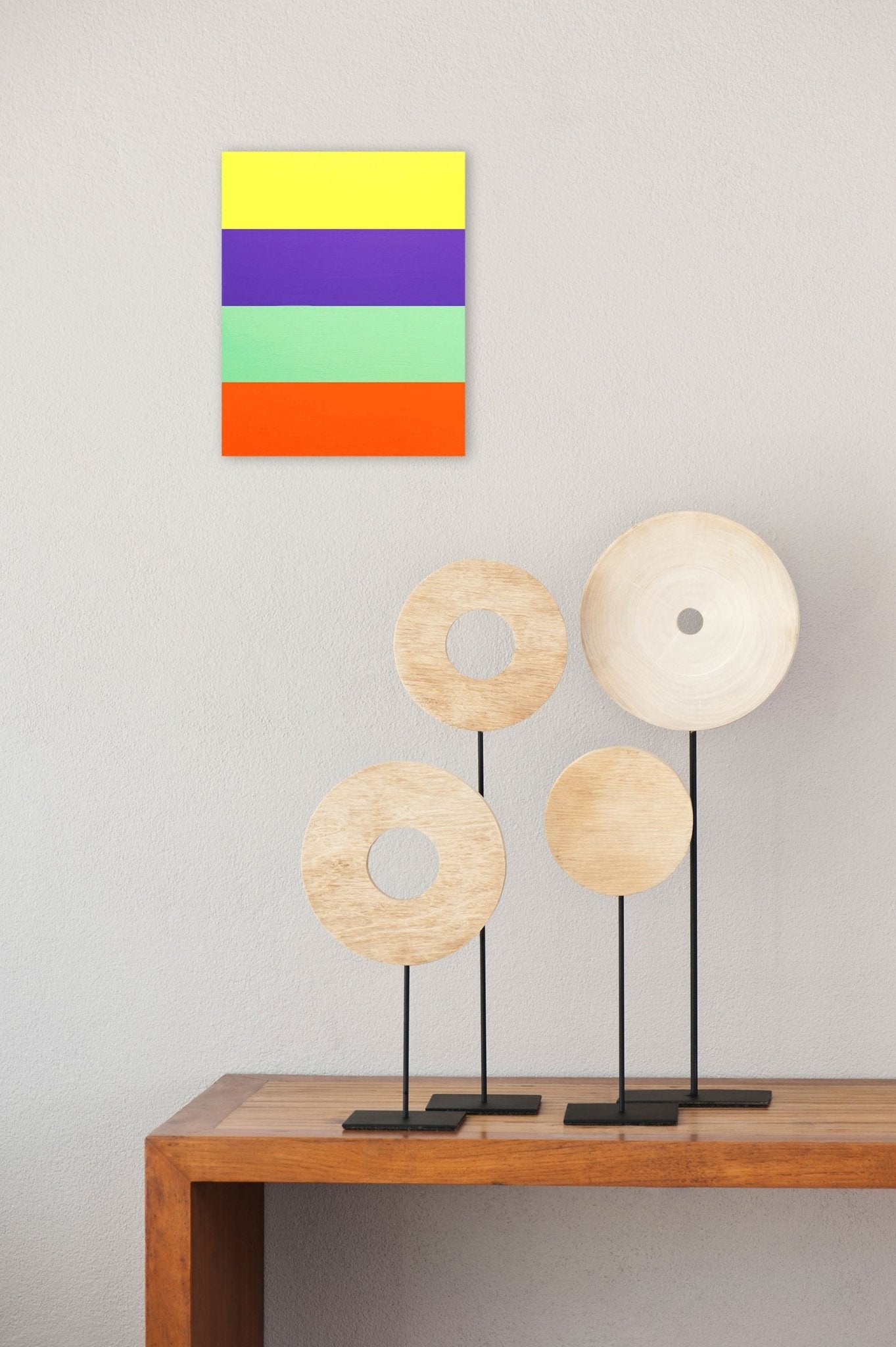 Landed - Brent Hallard - Abstract Painting - Ideelart