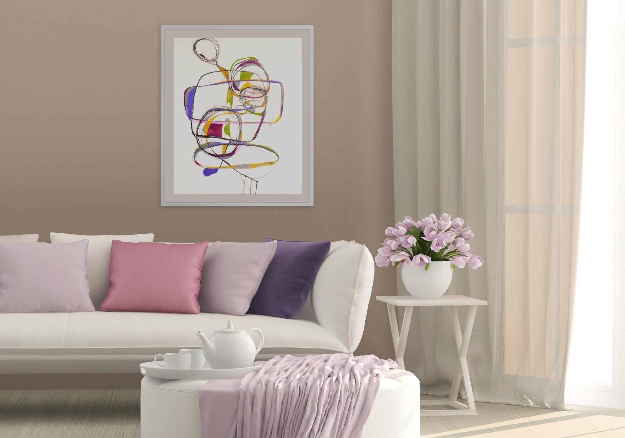 Balancing Act 1 - Tracey Adams - Abstract Painting - Ideelart