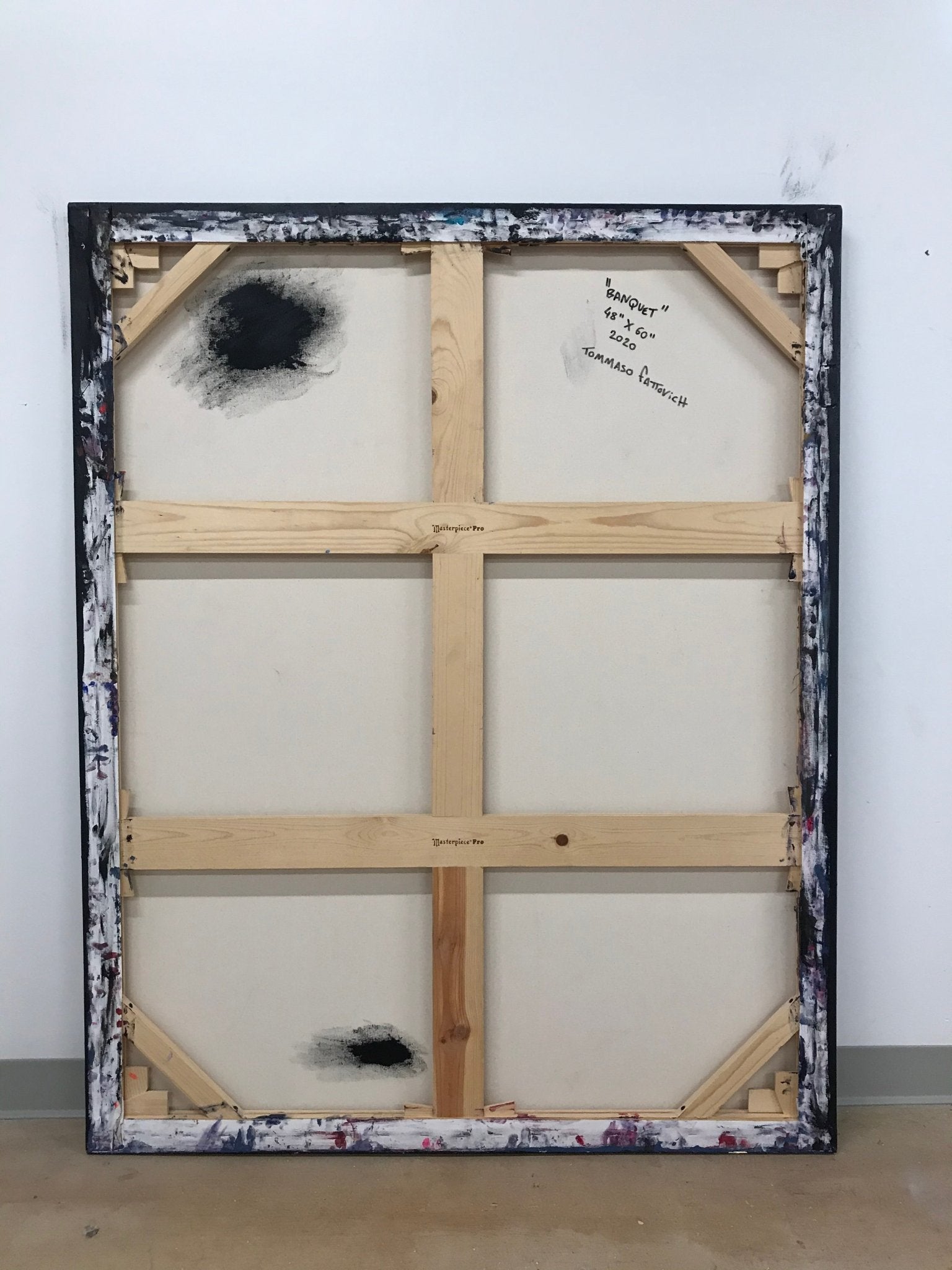 Banquet - Tommaso Fattovich - Abstract Painting - Ideelart