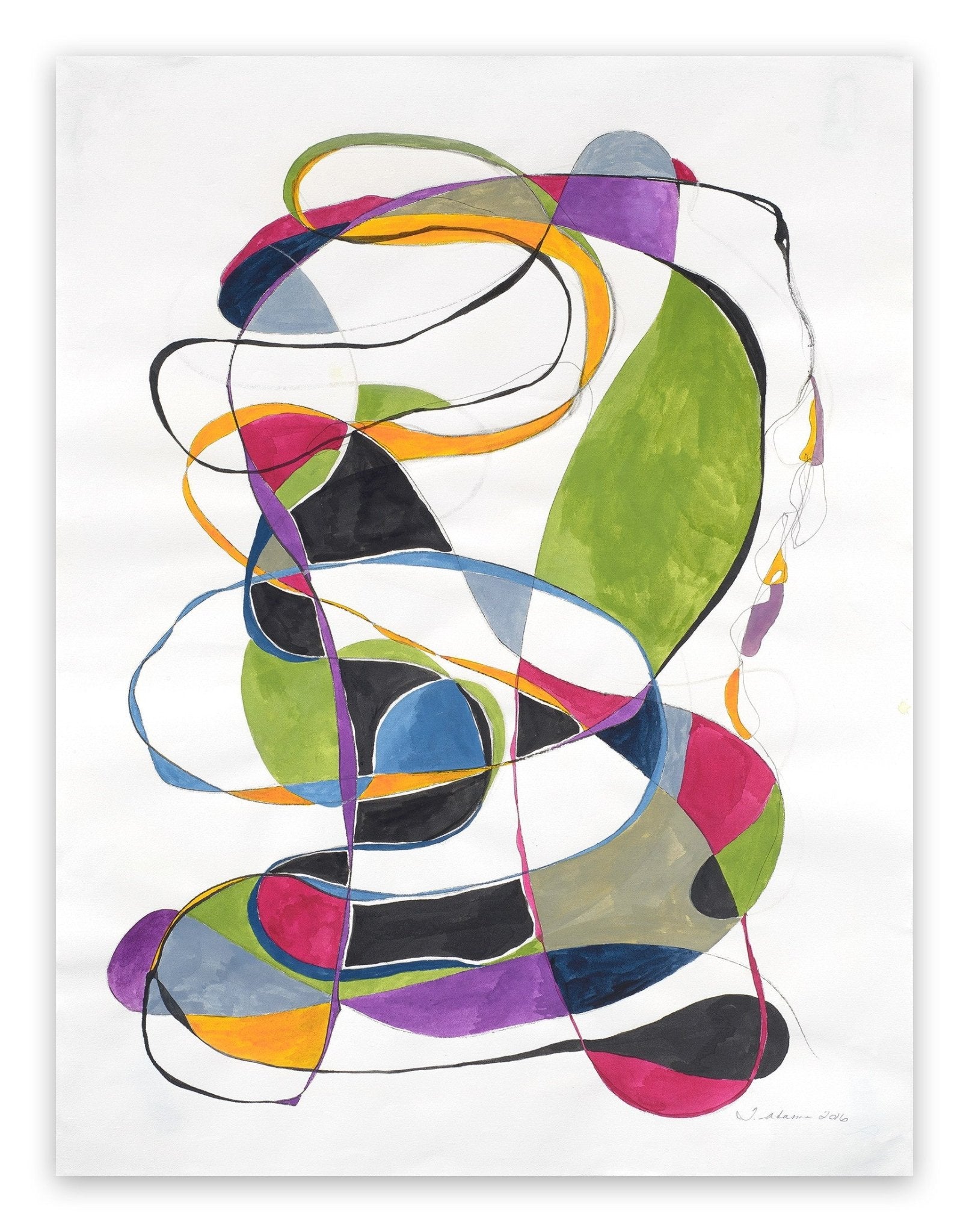 Balancing Act 2 - Tracey Adams - Abstract Painting - Ideelart