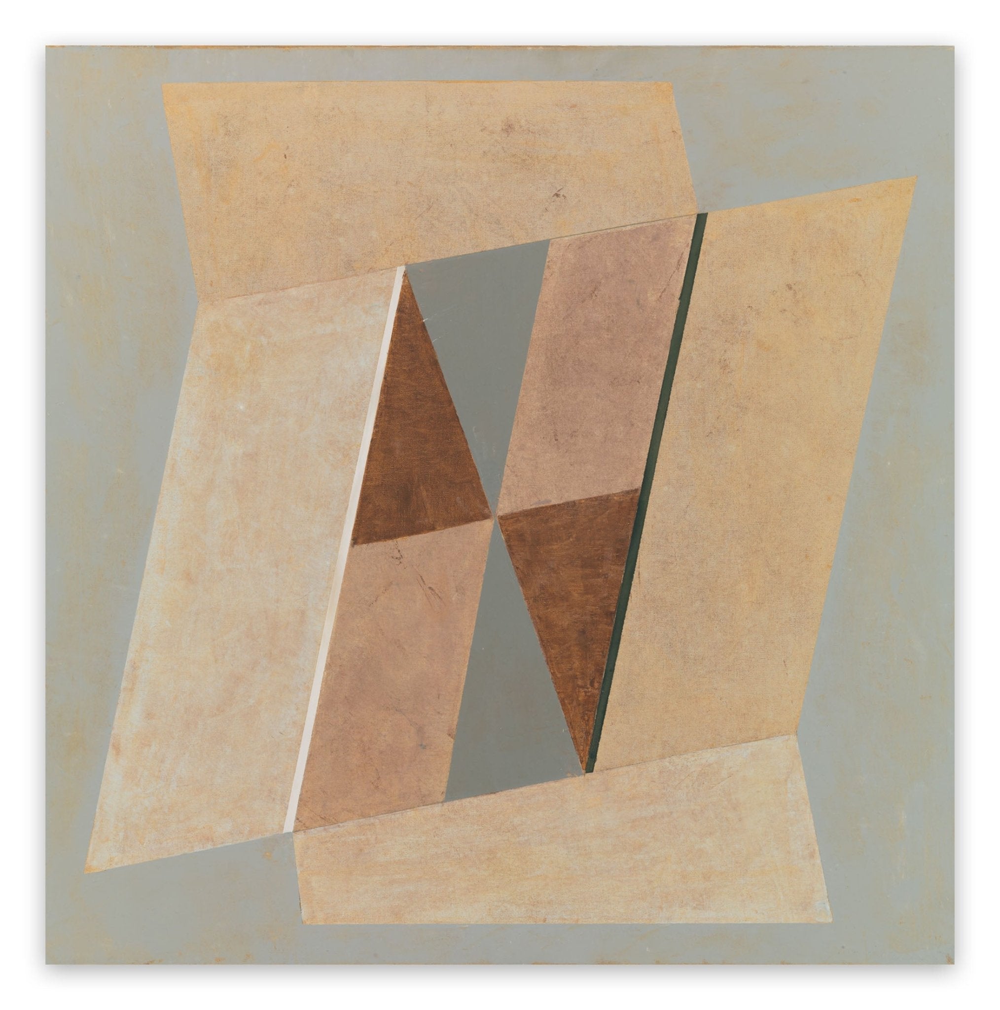 Random Geometry (Opening) - Jeremy Annear - Abstract Painting - Ideelart
