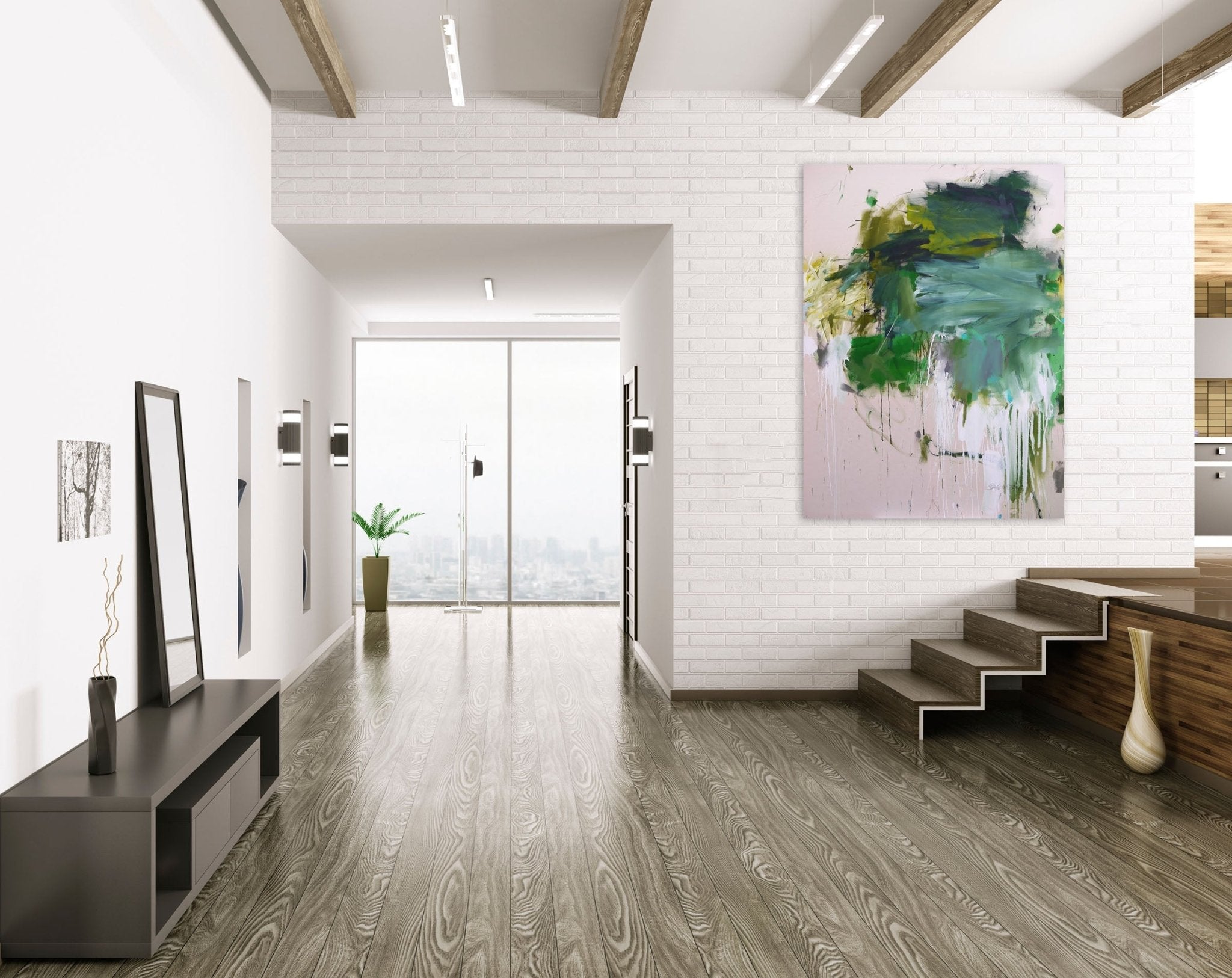 The Color of Hope - Daniela Schweinsberg - Abstract Painting - Ideelart