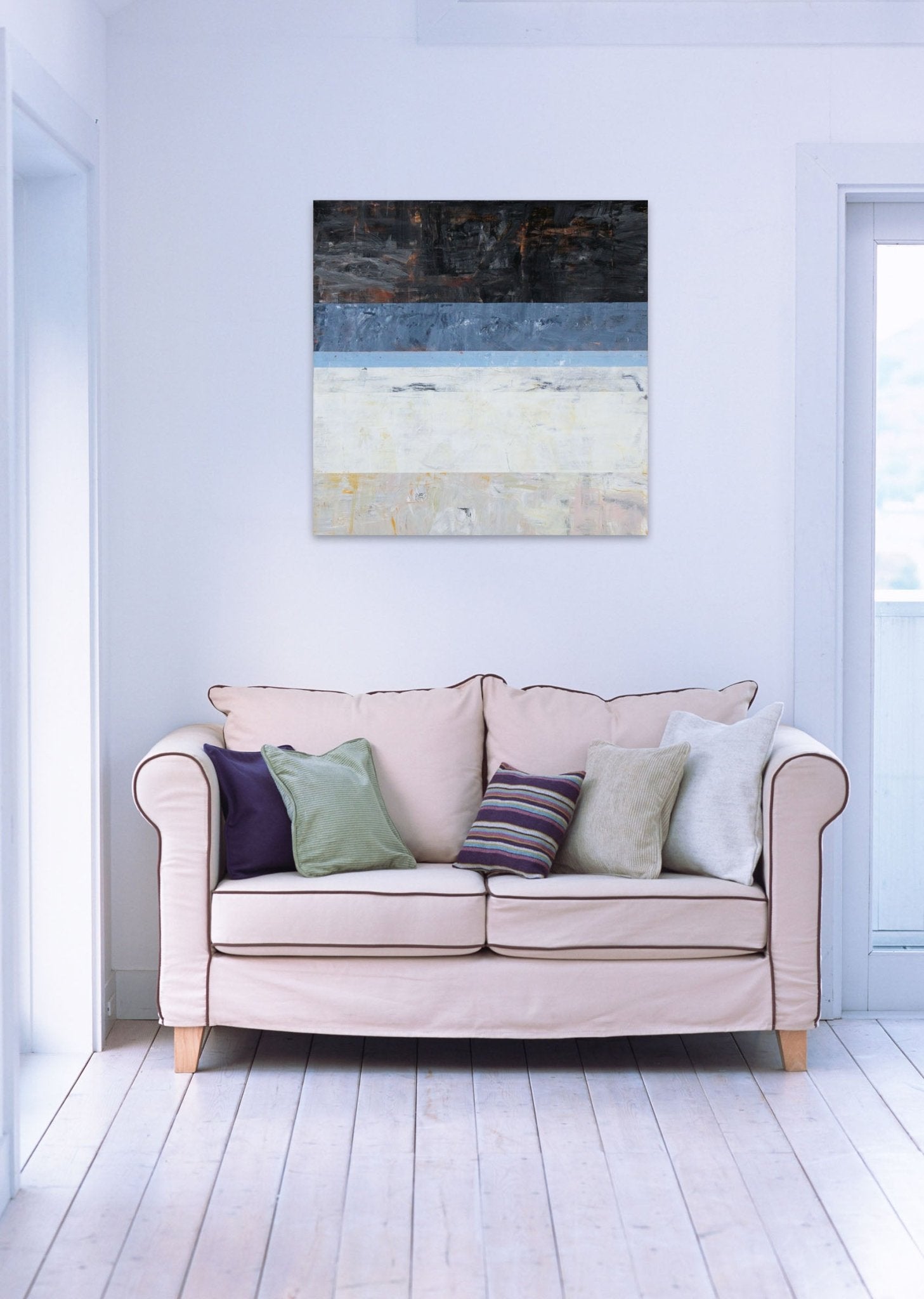 The Charred Sea - Clay Johnson - Abstract Painting - Ideelart