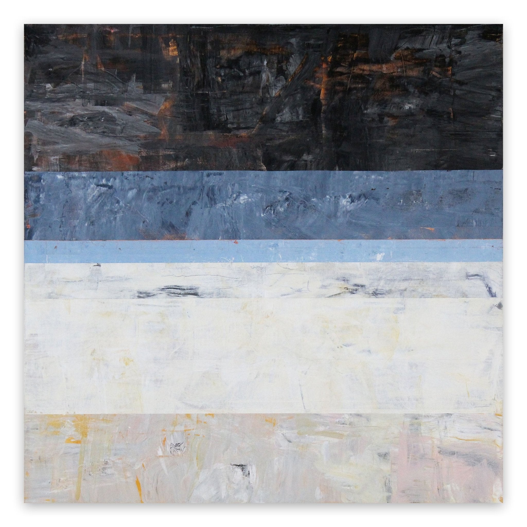 The Charred Sea - Clay Johnson - Abstract Painting - Ideelart