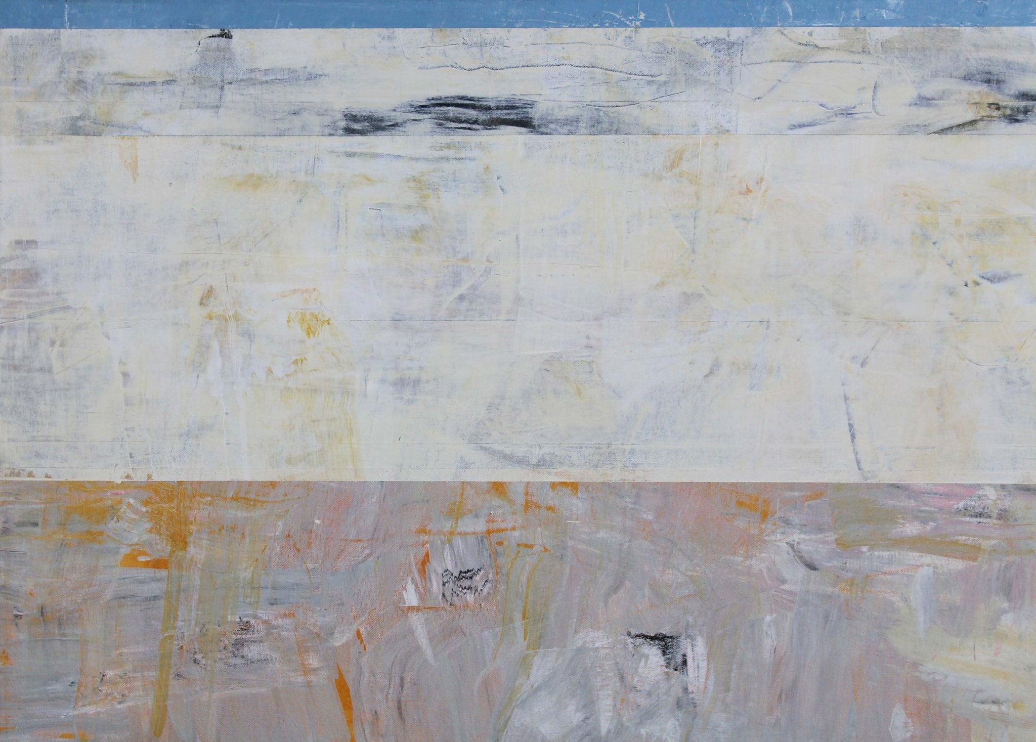 The Charred Sea - Clay Johnson - Abstract Painting - Ideelart