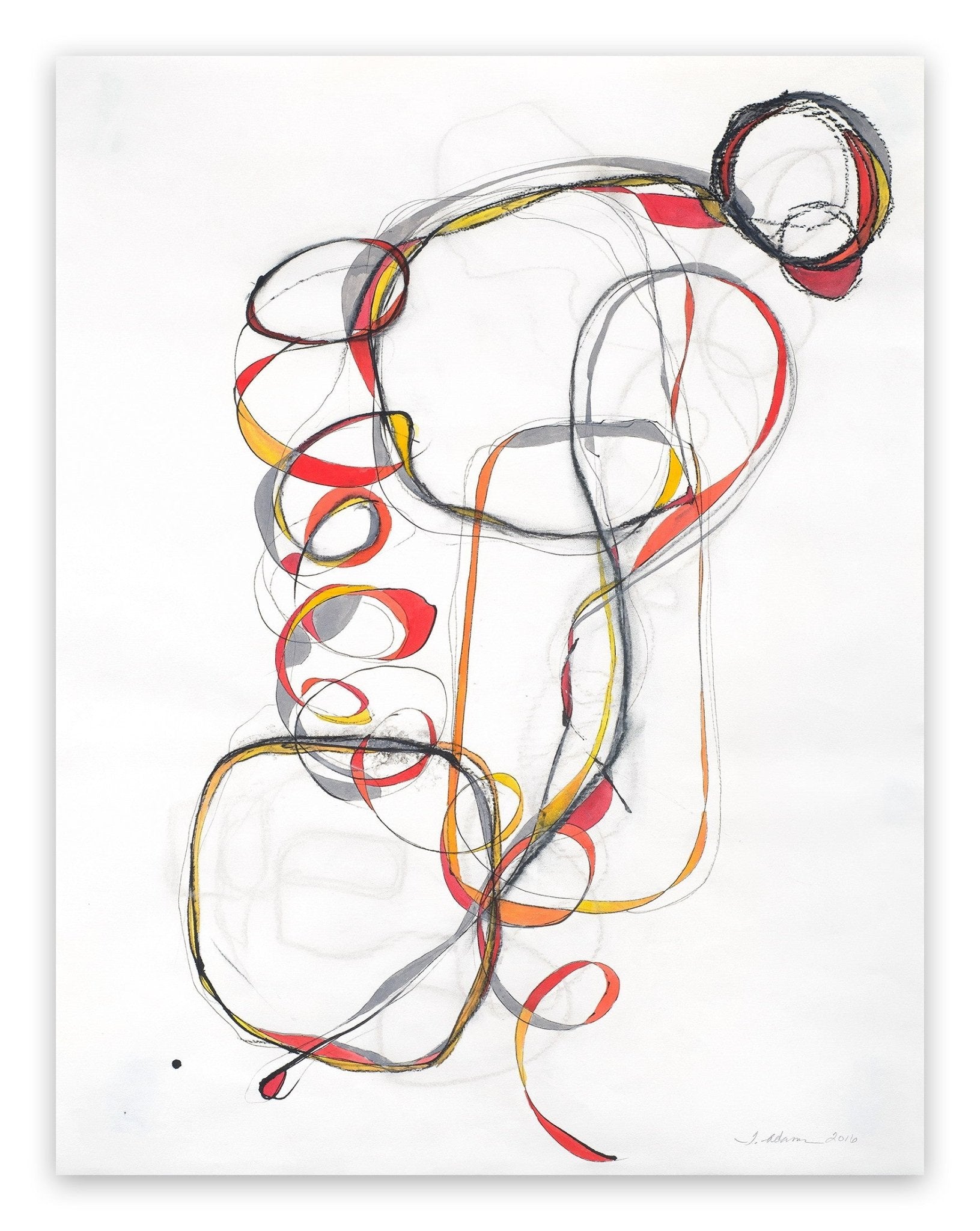 Balancing Act 3 - Tracey Adams - Abstract Painting - Ideelart