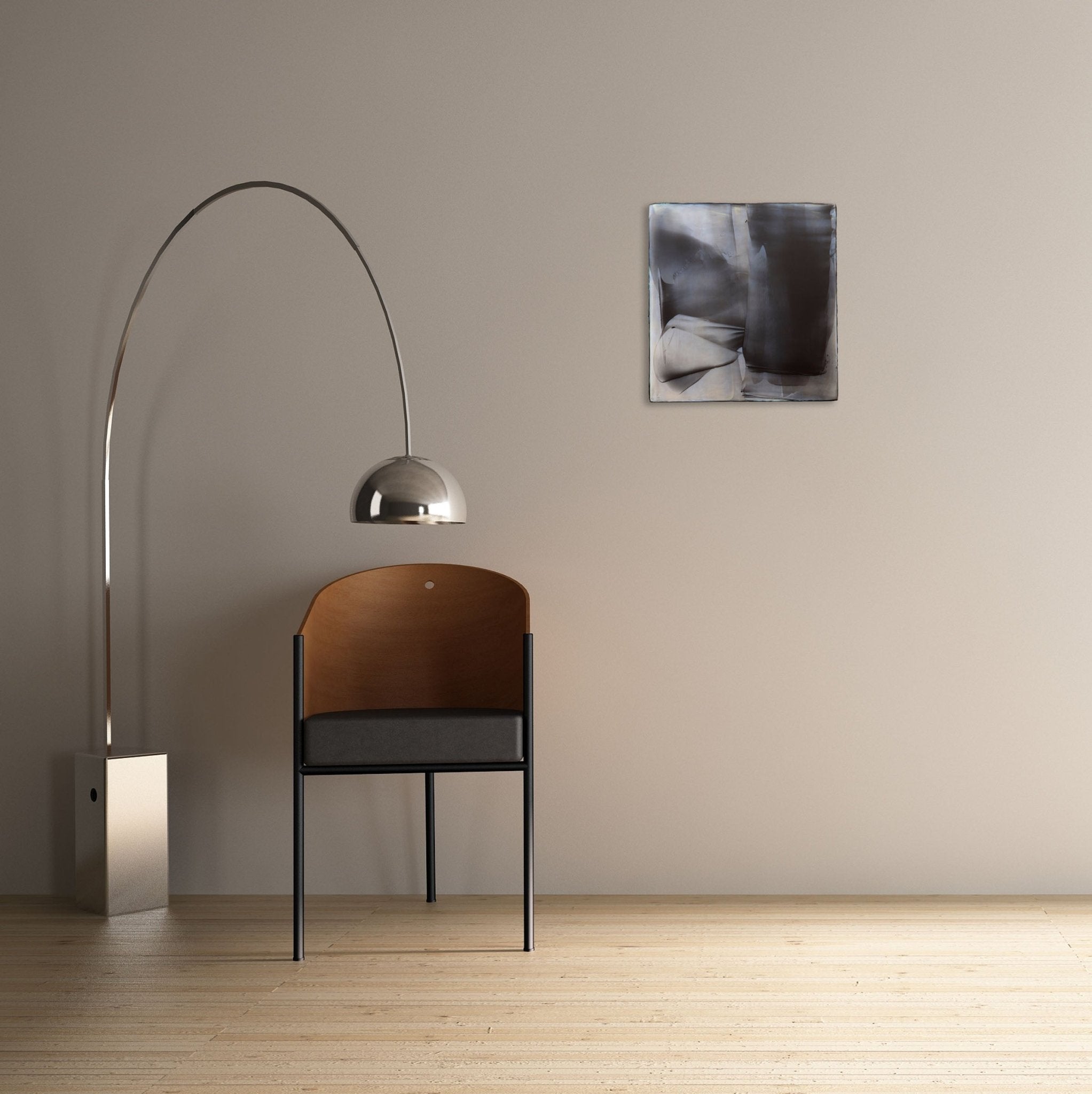 The wind turning in circles invents the dance - Debra Ramsay - Abstract Painting - Ideelart