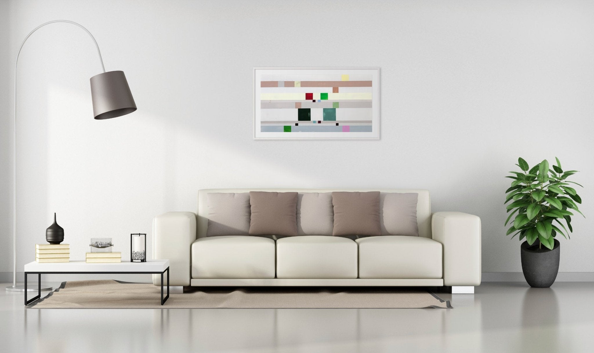 Present and Past - Debra Ramsay - Abstract Painting - Ideelart