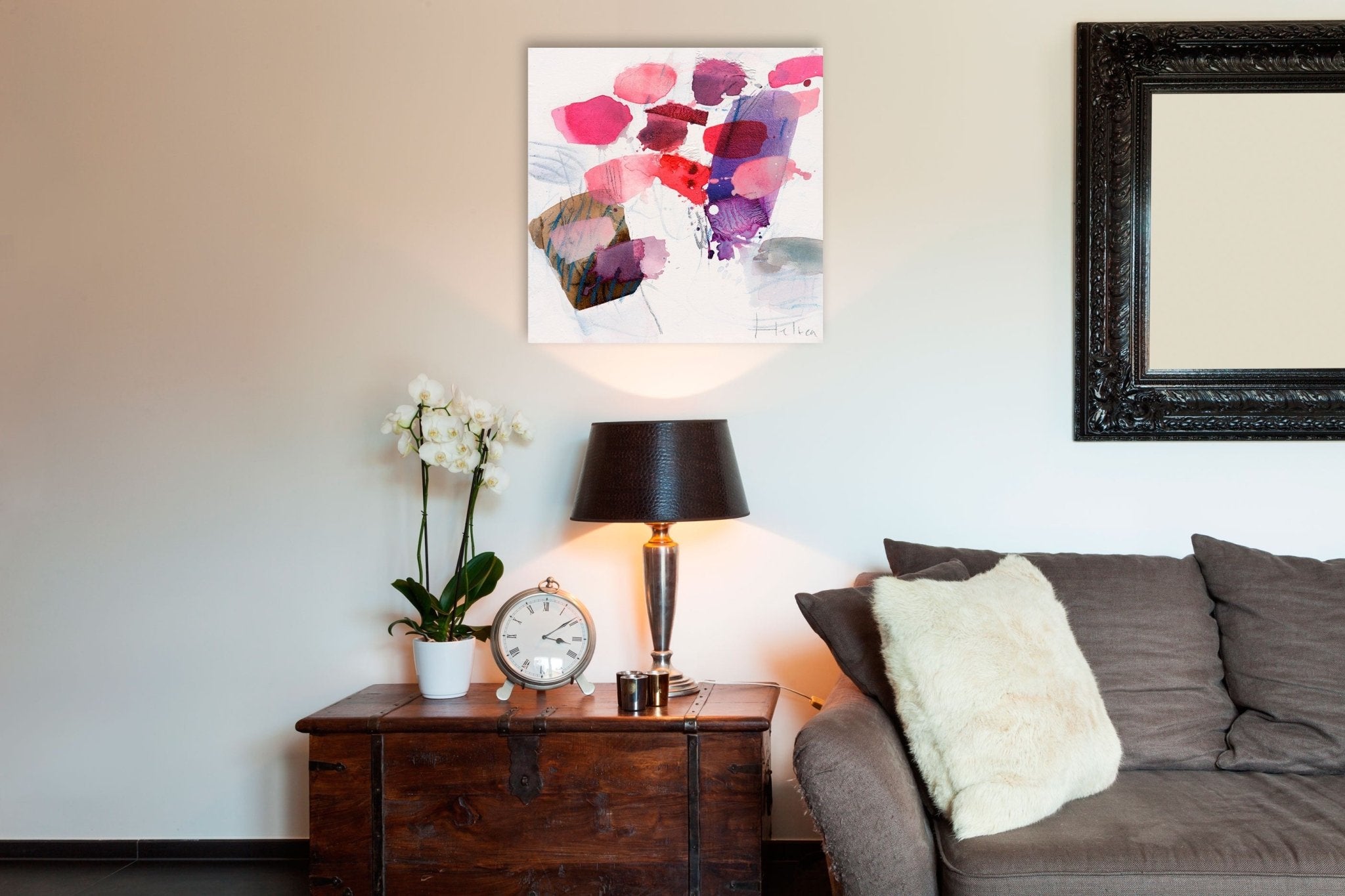 Color spots III - Greet Helsen - Abstract Painting - Ideelart