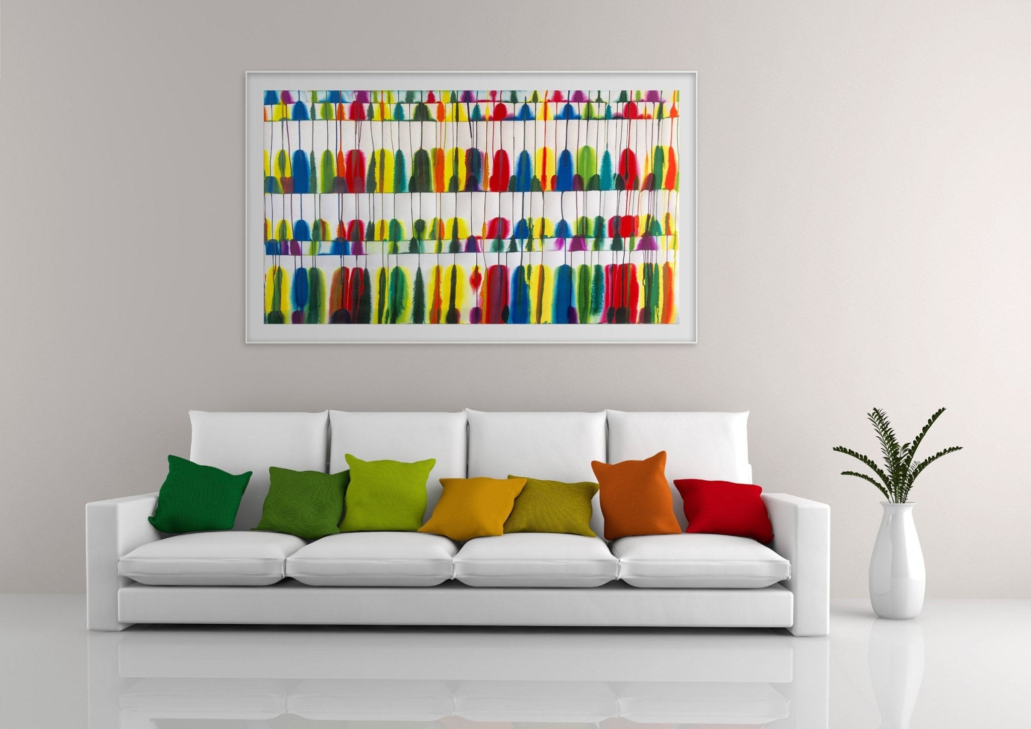 Untitled (Ref 20088) - Martin Reyna - Abstract Painting - Ideelart