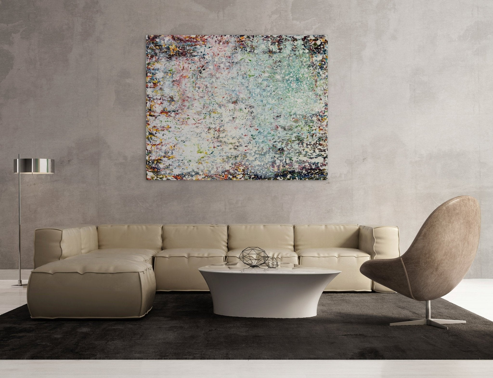 Paysage (Ref 19227) - Martin Reyna - Abstract Painting - Ideelart