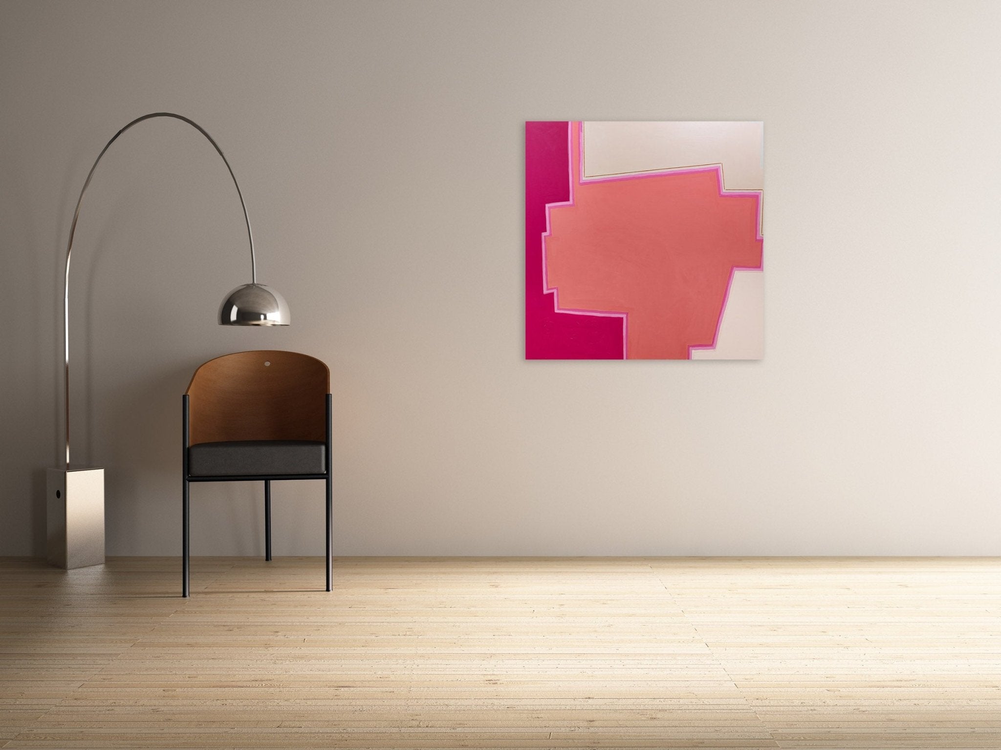 Cloudy 41° - Holly Miller - Abstract Painting - Ideelart