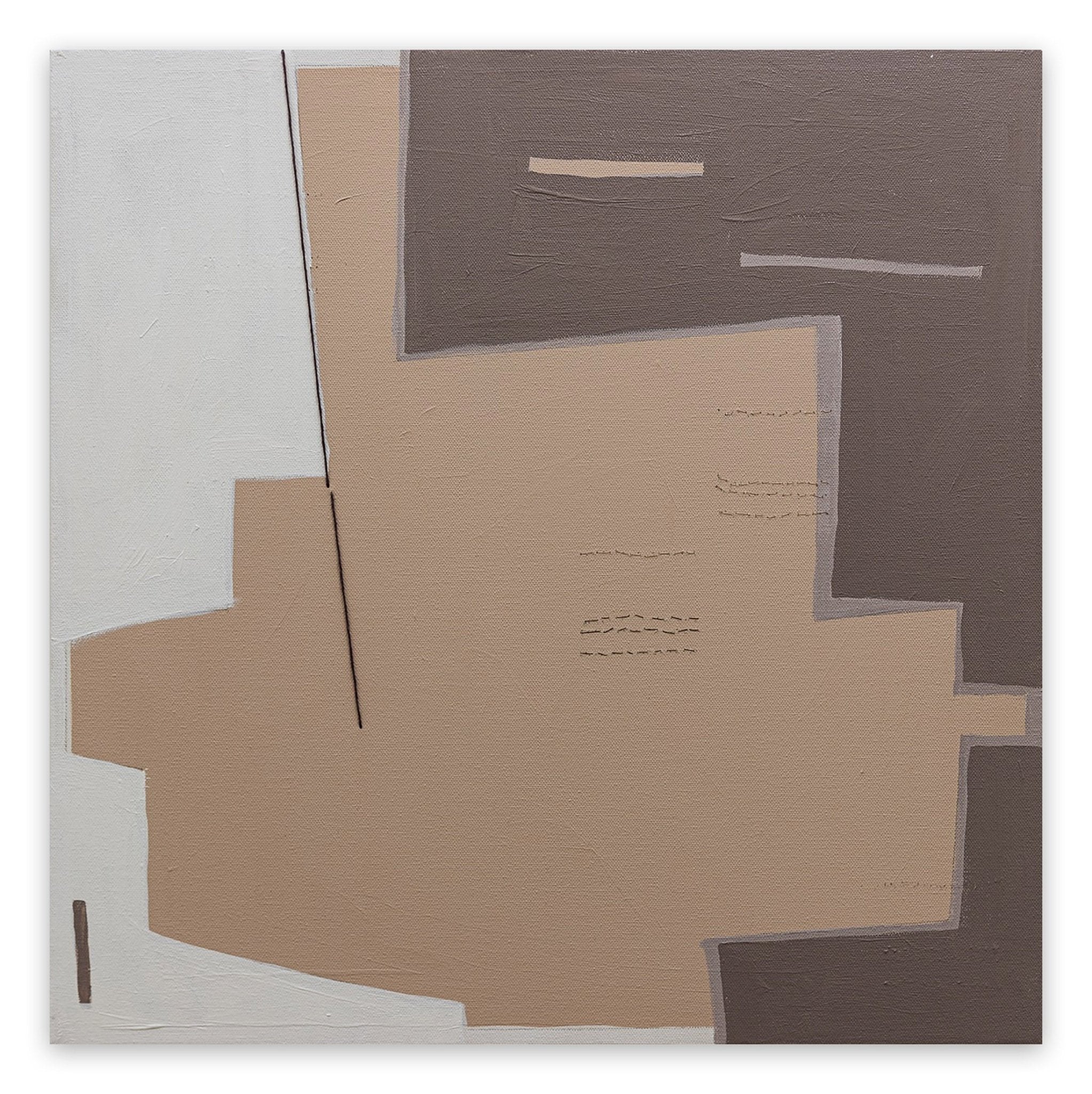 Partly cloudy 44° - Holly Miller - Abstract Painting - Ideelart