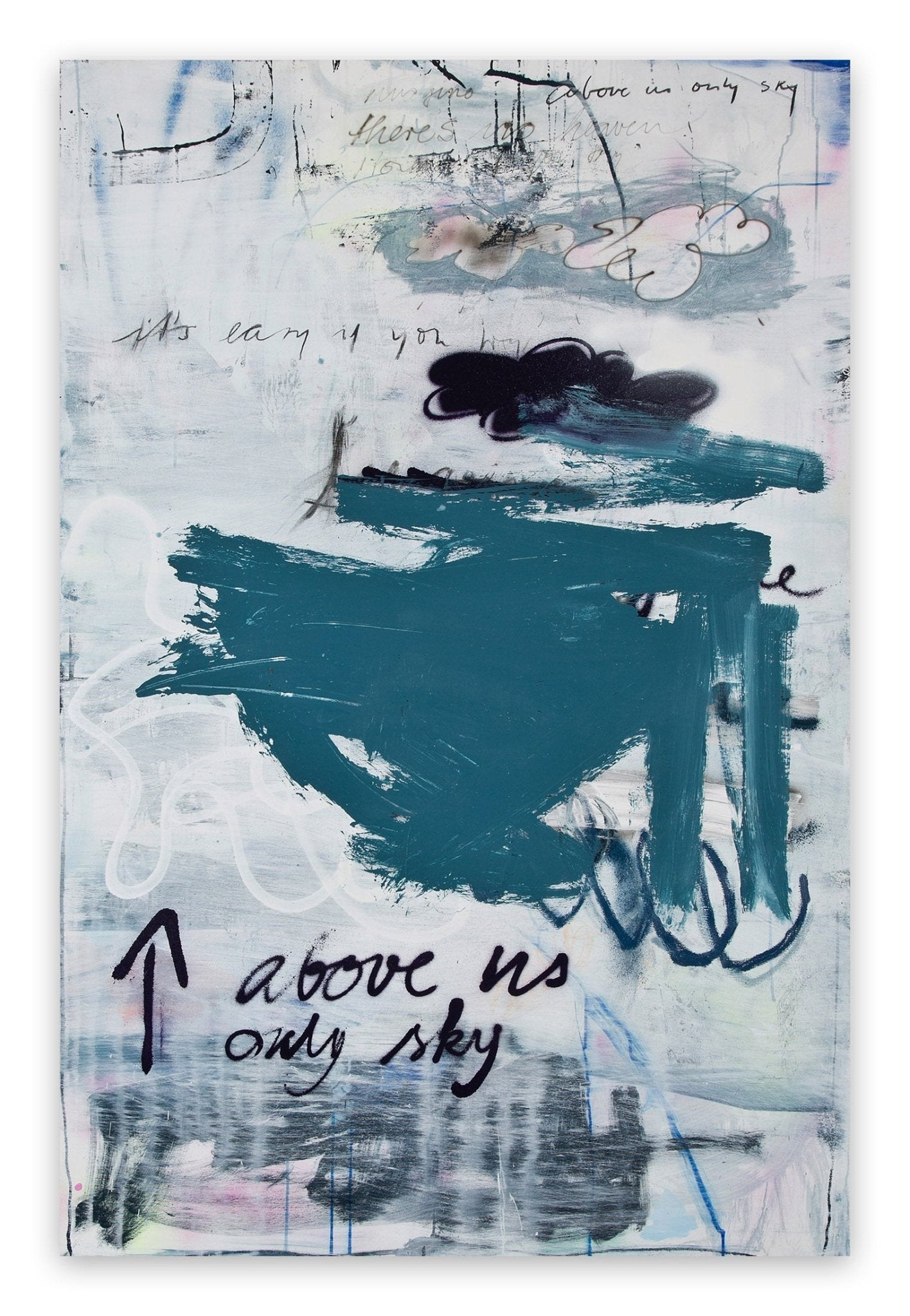 Above us only sky - Manuela Karin Knaut - Abstract Painting - Ideelart