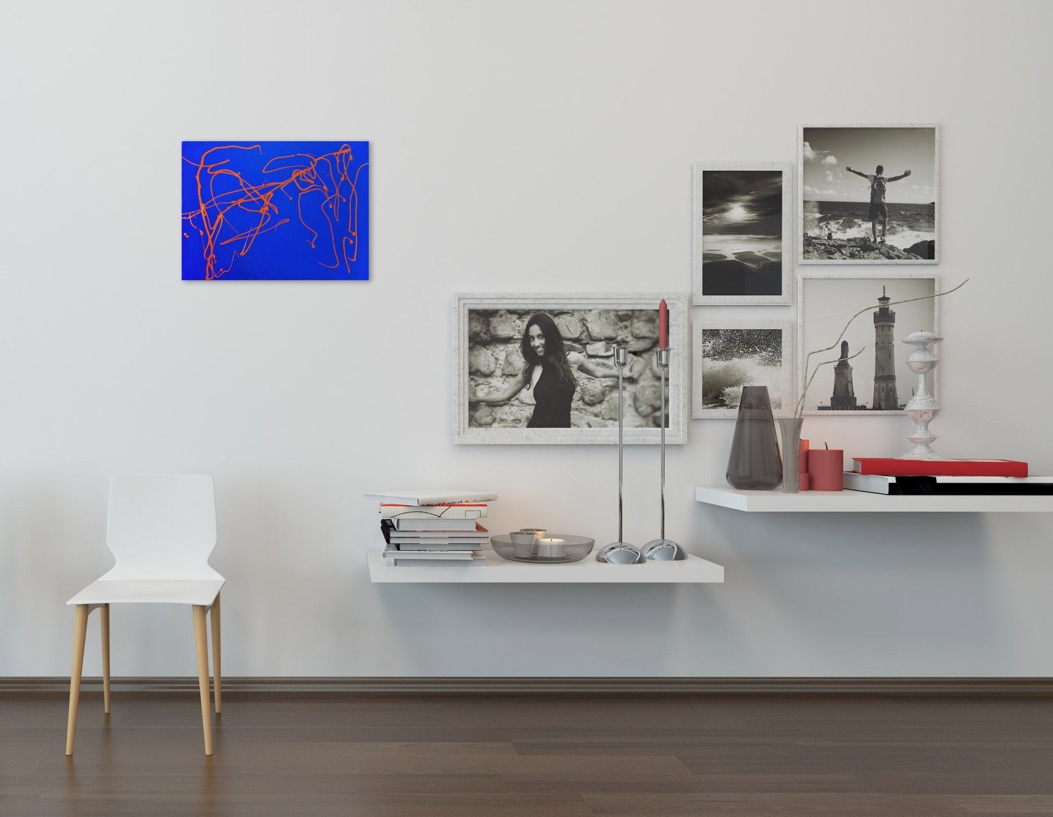 Study after Laocoon 3, El Greco painting and Greek sculpture - Dana Gordon - Abstract Painting - Ideelart