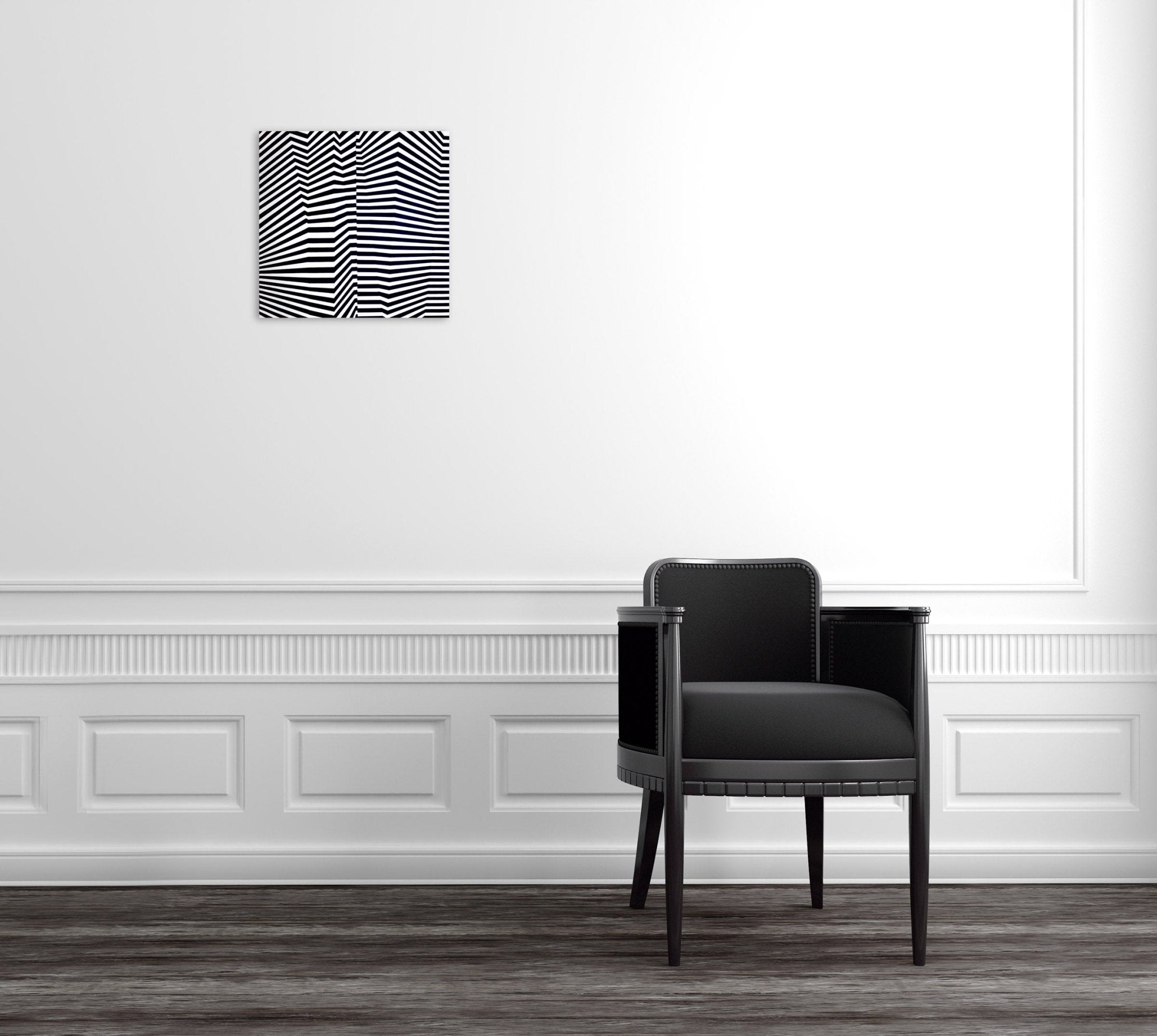 Folded pattern - Cristina Ghetti - Abstract Painting - Ideelart