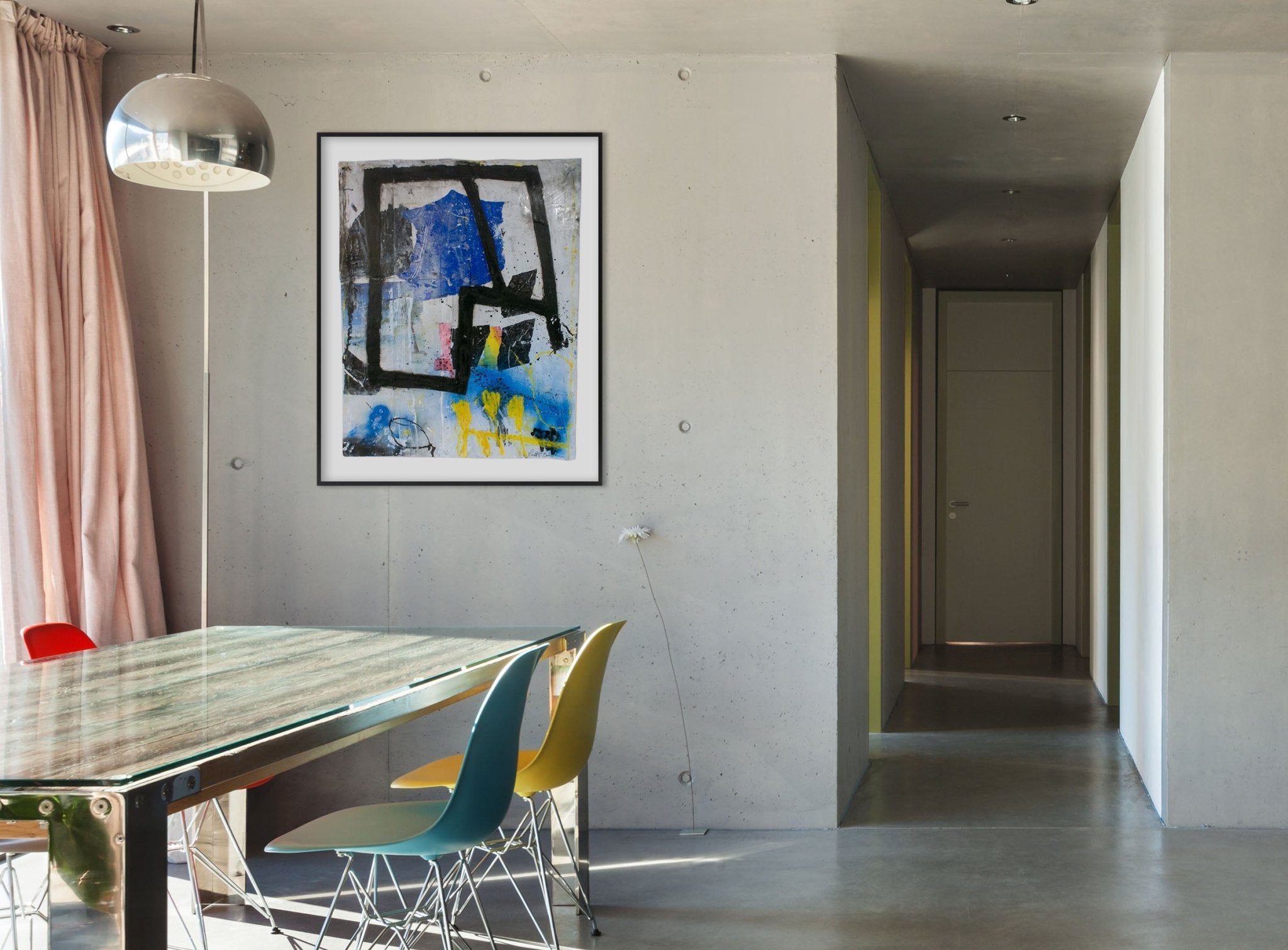 Color Trac 5 - Robert Baribeau - Abstract Painting - Ideelart