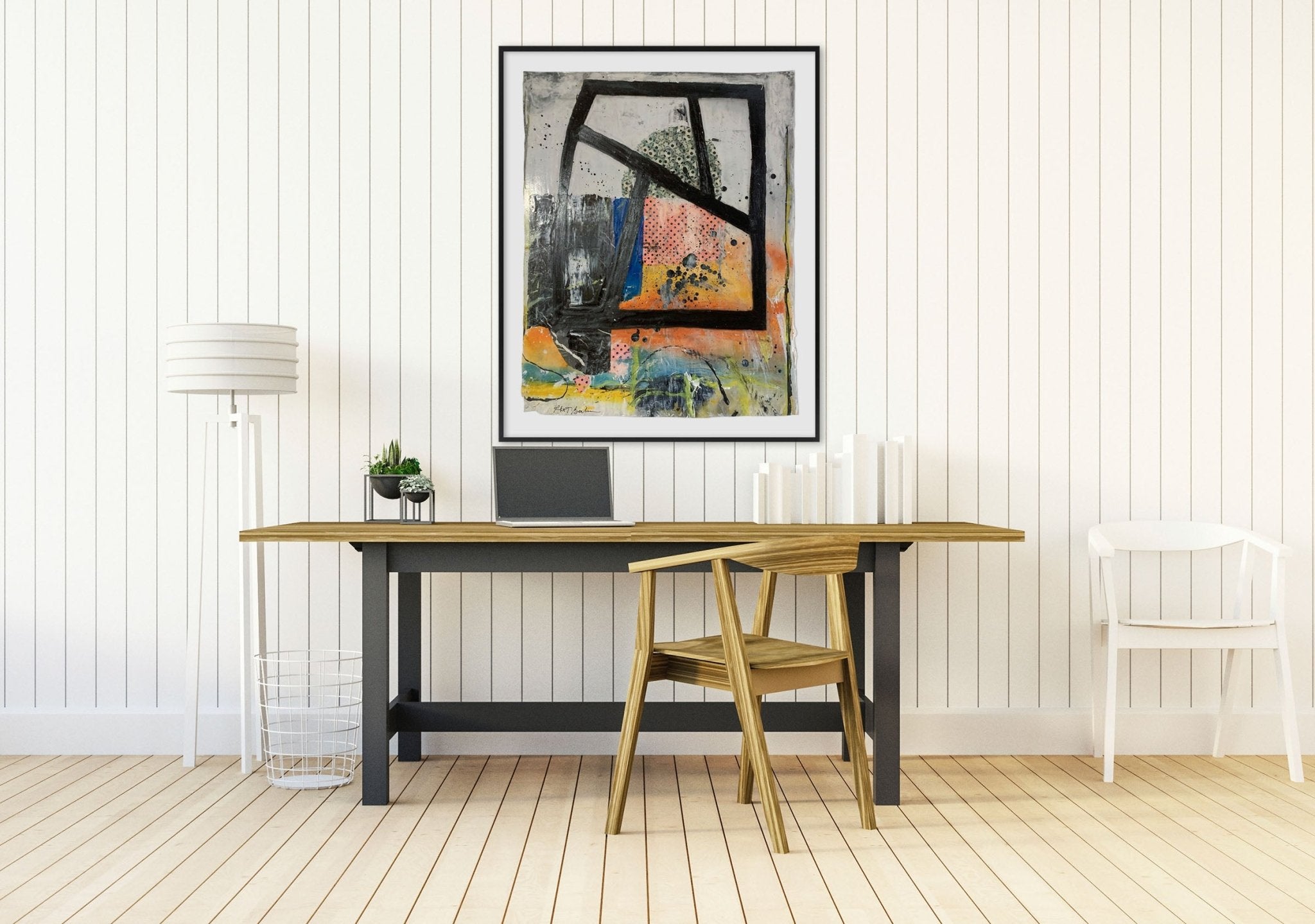 Color Trac 26 - Robert Baribeau - Abstract Painting - Ideelart