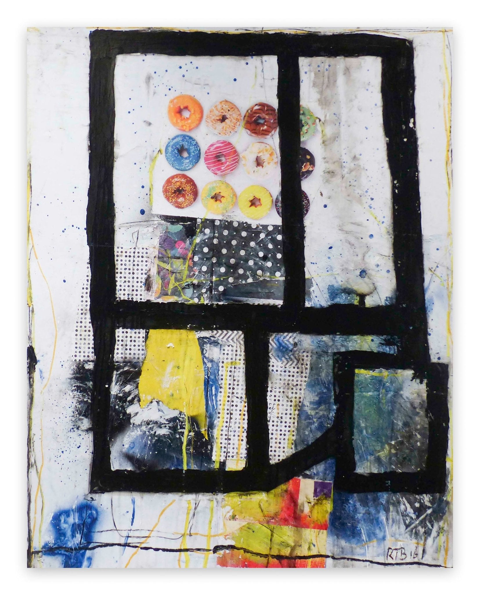 Color Trac 27 - Robert Baribeau - Abstract Painting - Ideelart