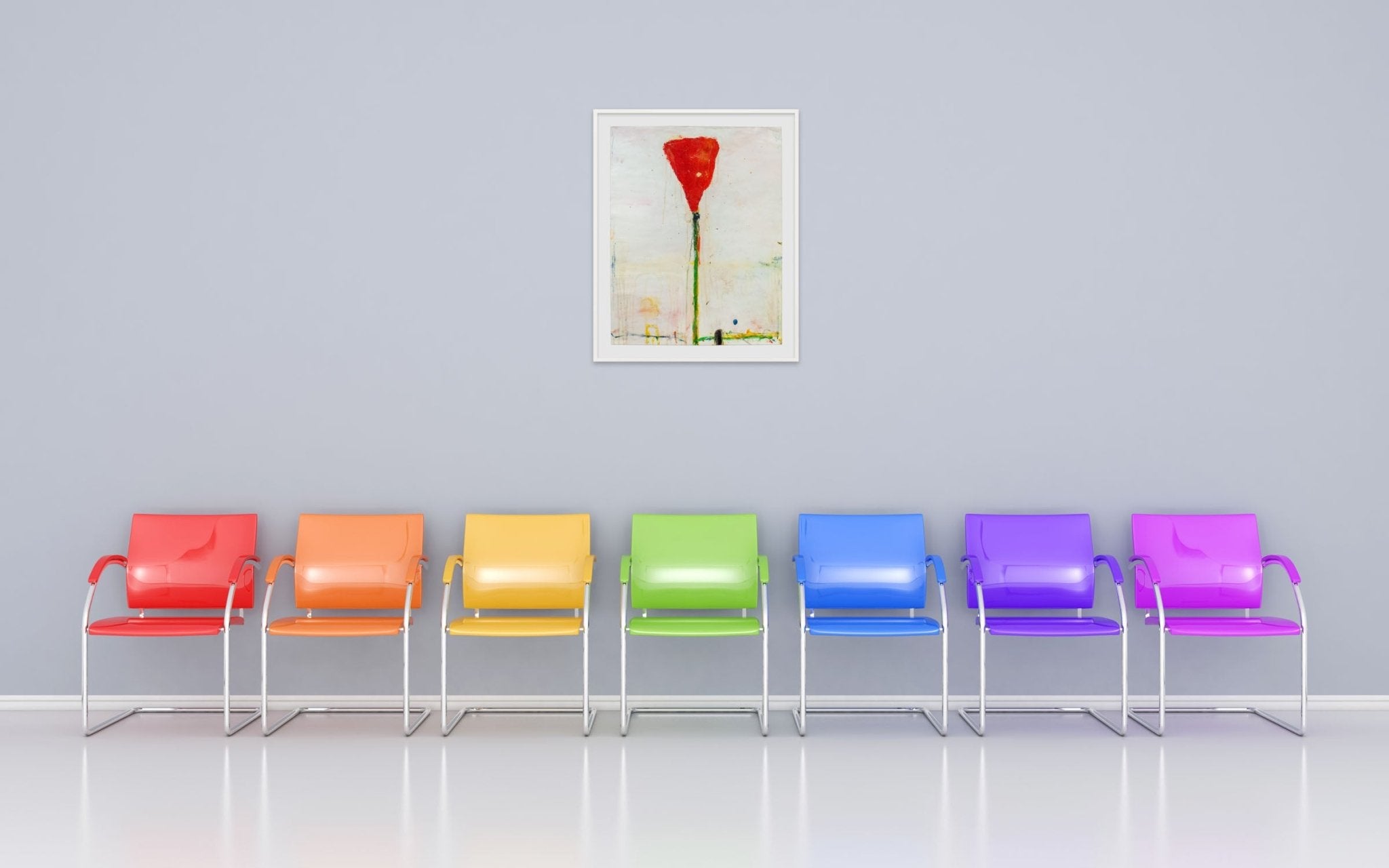 Stem 228 - Robert Baribeau - Abstract Painting - Ideelart