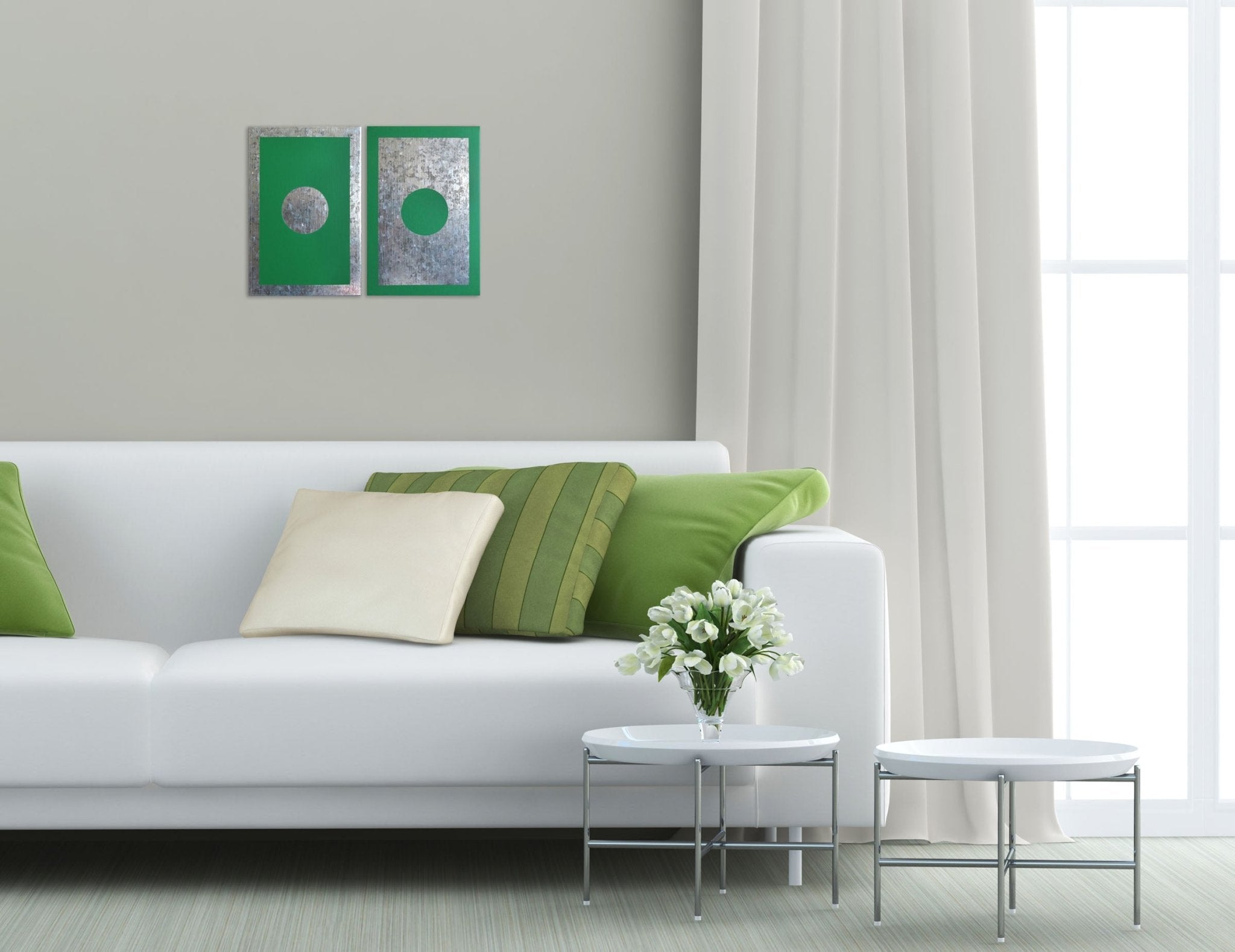 O6A - B, 2018 - Daniel Göttin - Abstract Painting - Ideelart