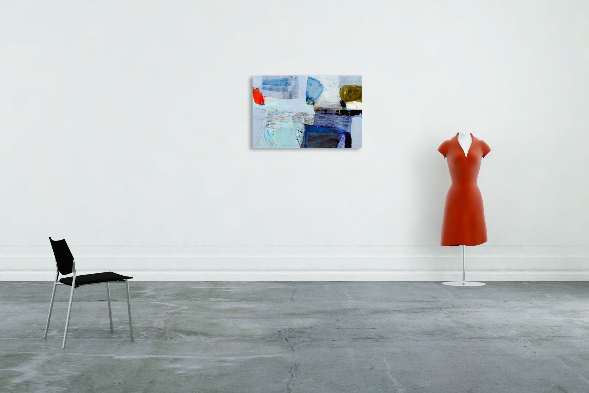 Unbekanntes Ufer - Greet Helsen - Abstract Painting - Ideelart