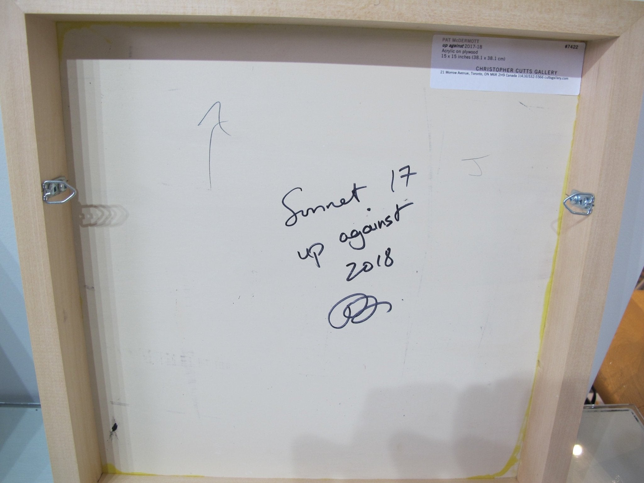 up against - Pat McDermott - Abstract Painting - Ideelart