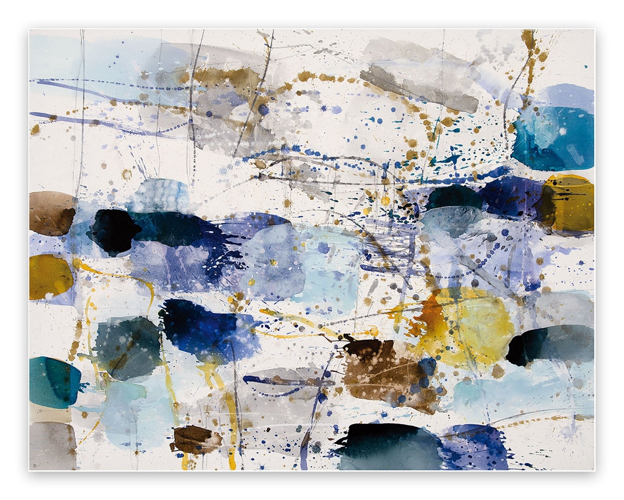 Morning Light - Greet Helsen - Abstract Painting - Ideelart