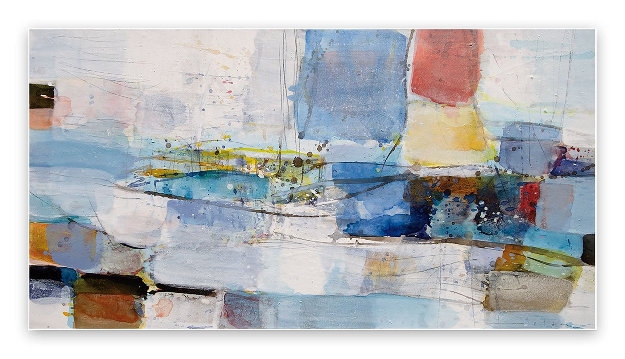 Sail - Greet Helsen - Abstract Painting - Ideelart