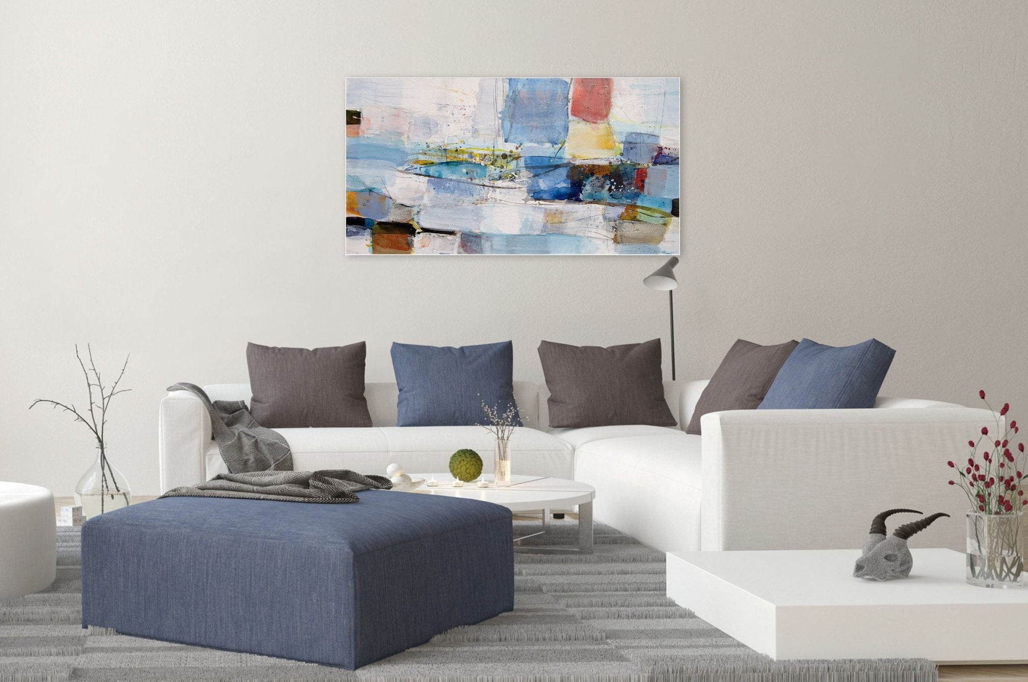 Sail - Greet Helsen - Abstract Painting - Ideelart