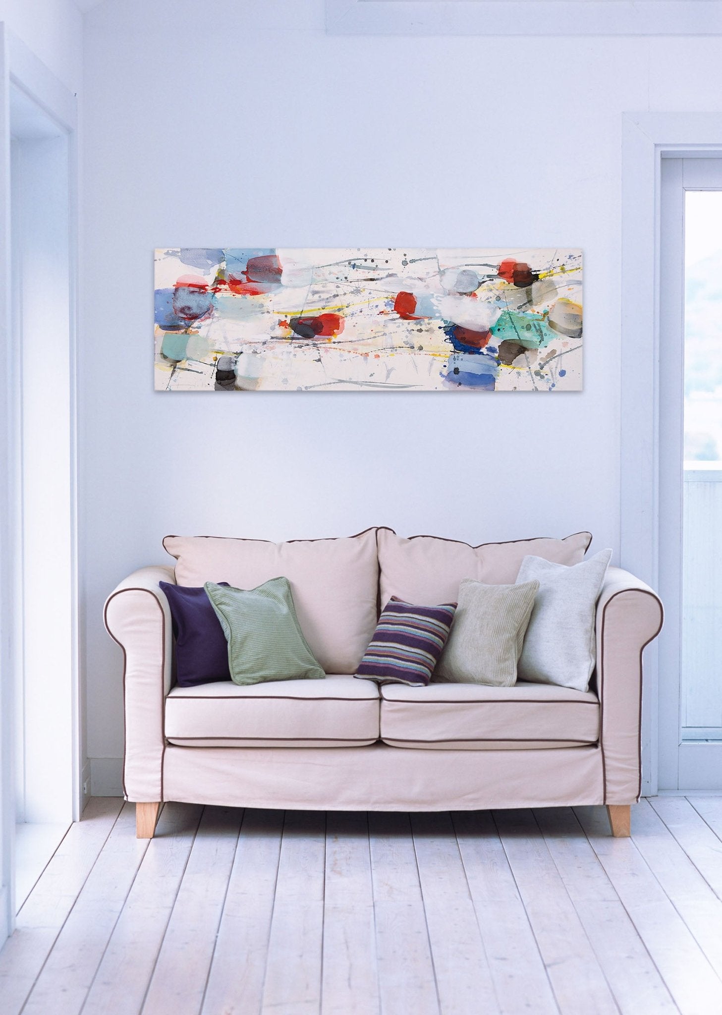 A fragile balance - Greet Helsen - Abstract Painting - Ideelart