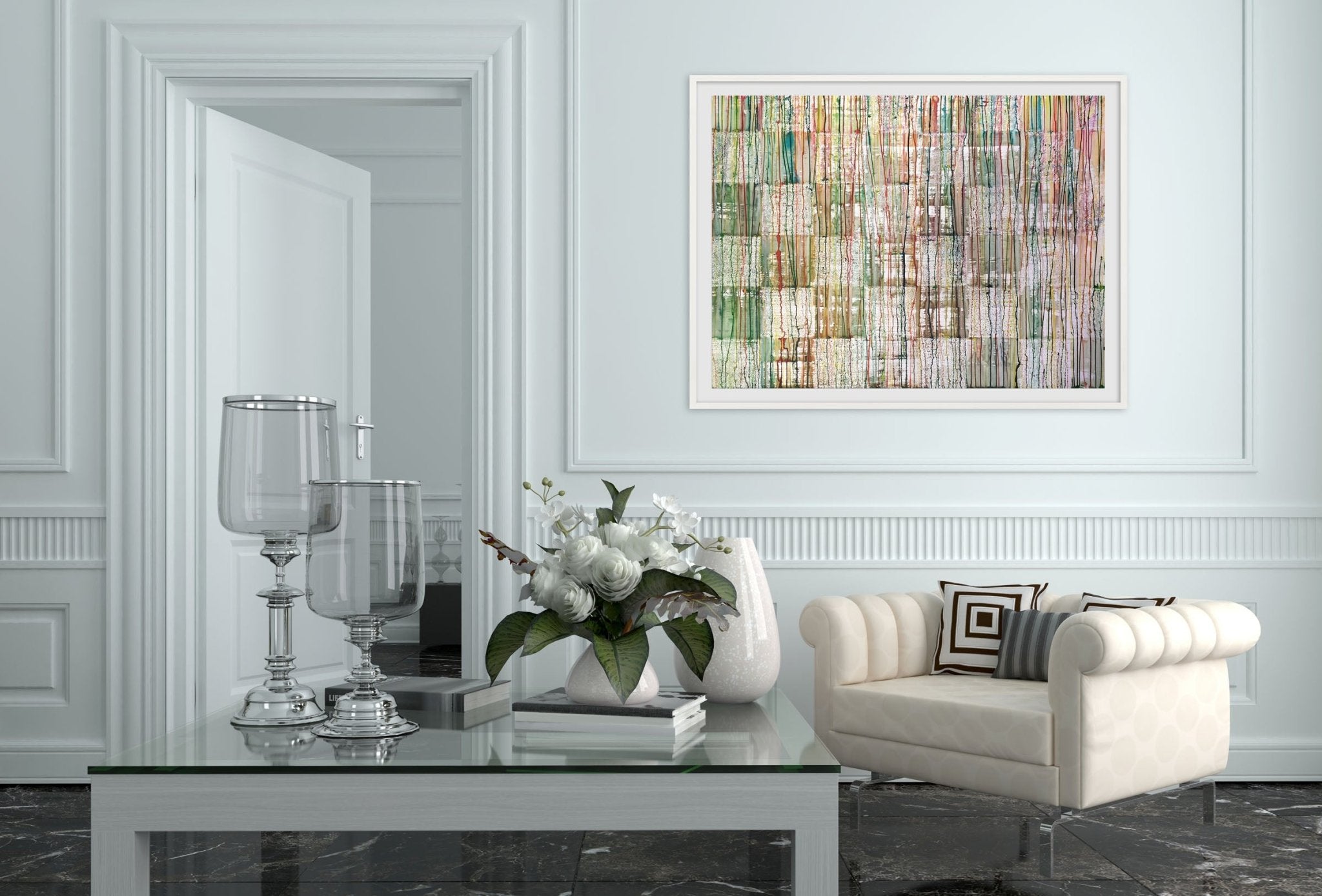 Damier 20153 - Martin Reyna - Abstract Painting - Ideelart