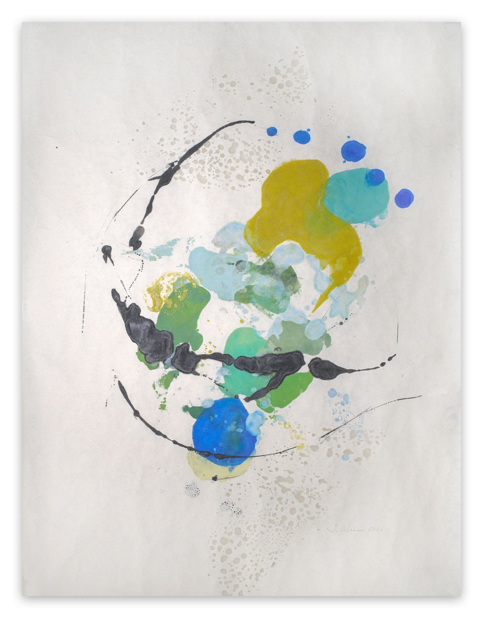 Sattva 40 - Tracey Adams - Abstract Painting - Ideelart