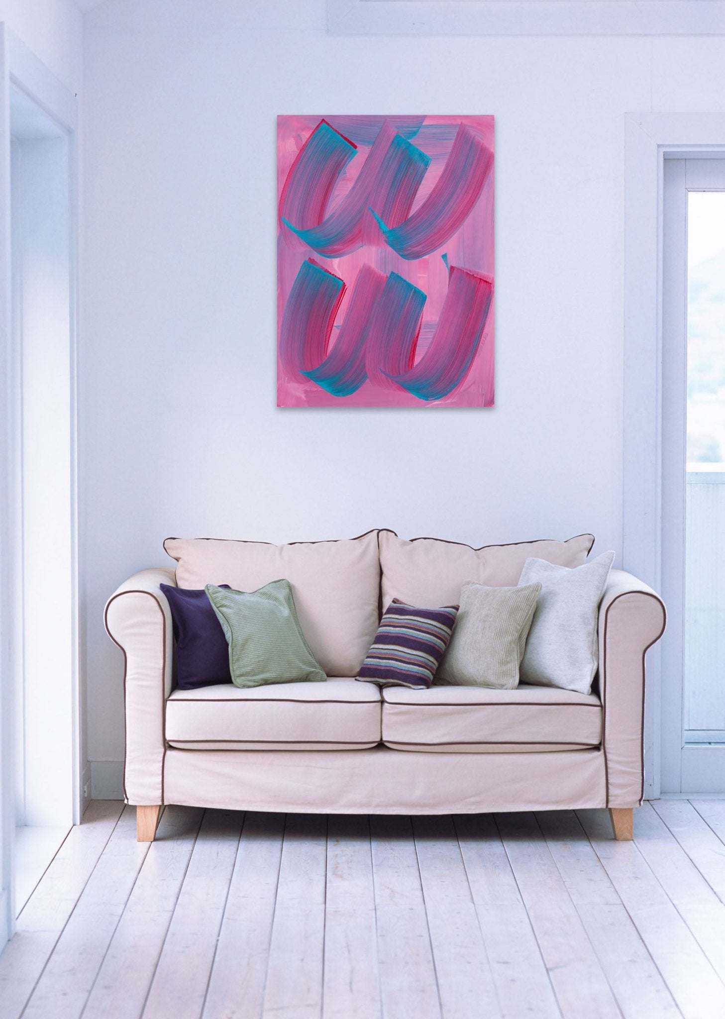 Accent Grave - Anne Russinof - Abstract Painting - Ideelart