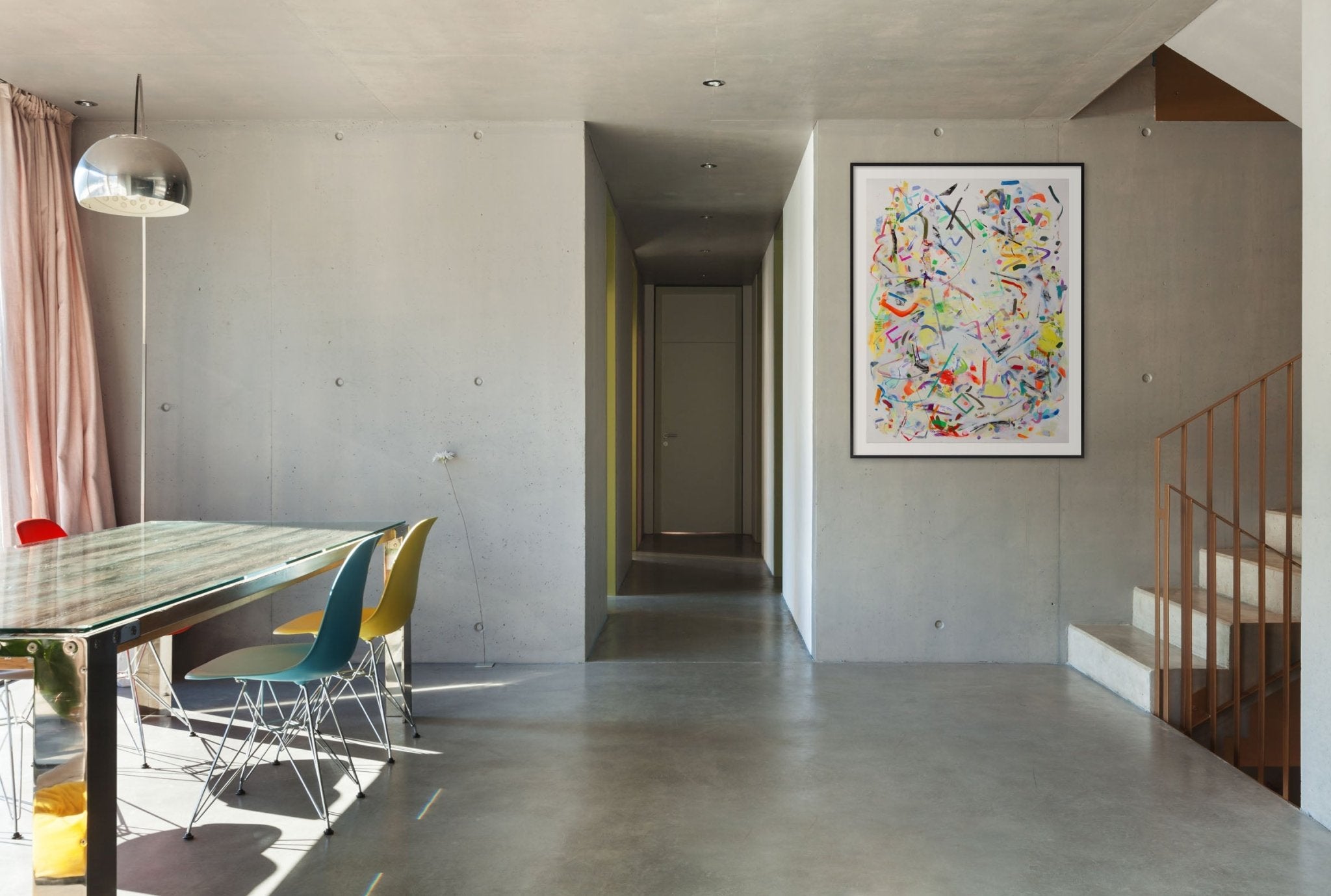 Angular Improvisation - Gina Werfel - Abstract Painting - Ideelart