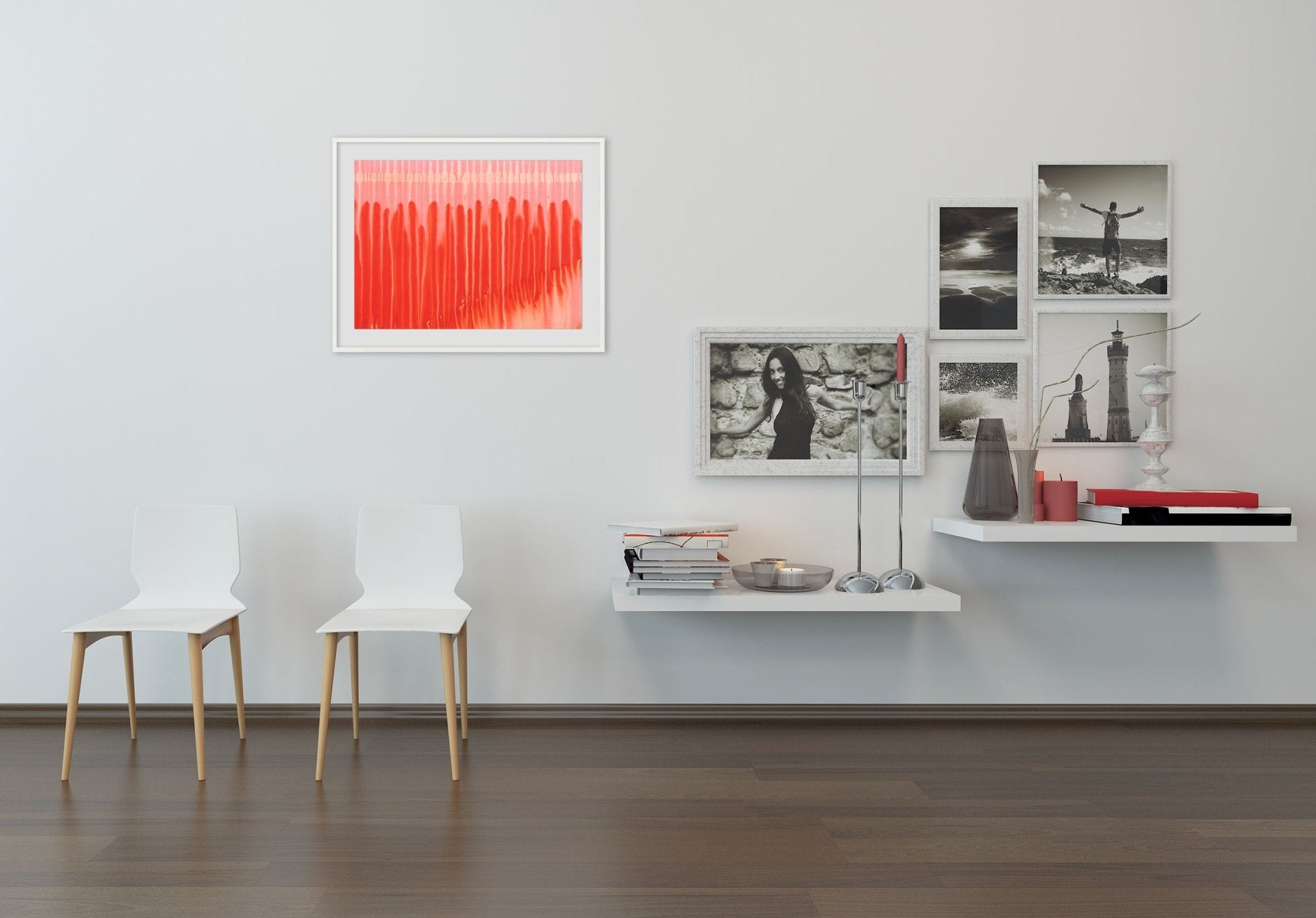 Rouge - Martin Reyna - Abstract Painting - Ideelart