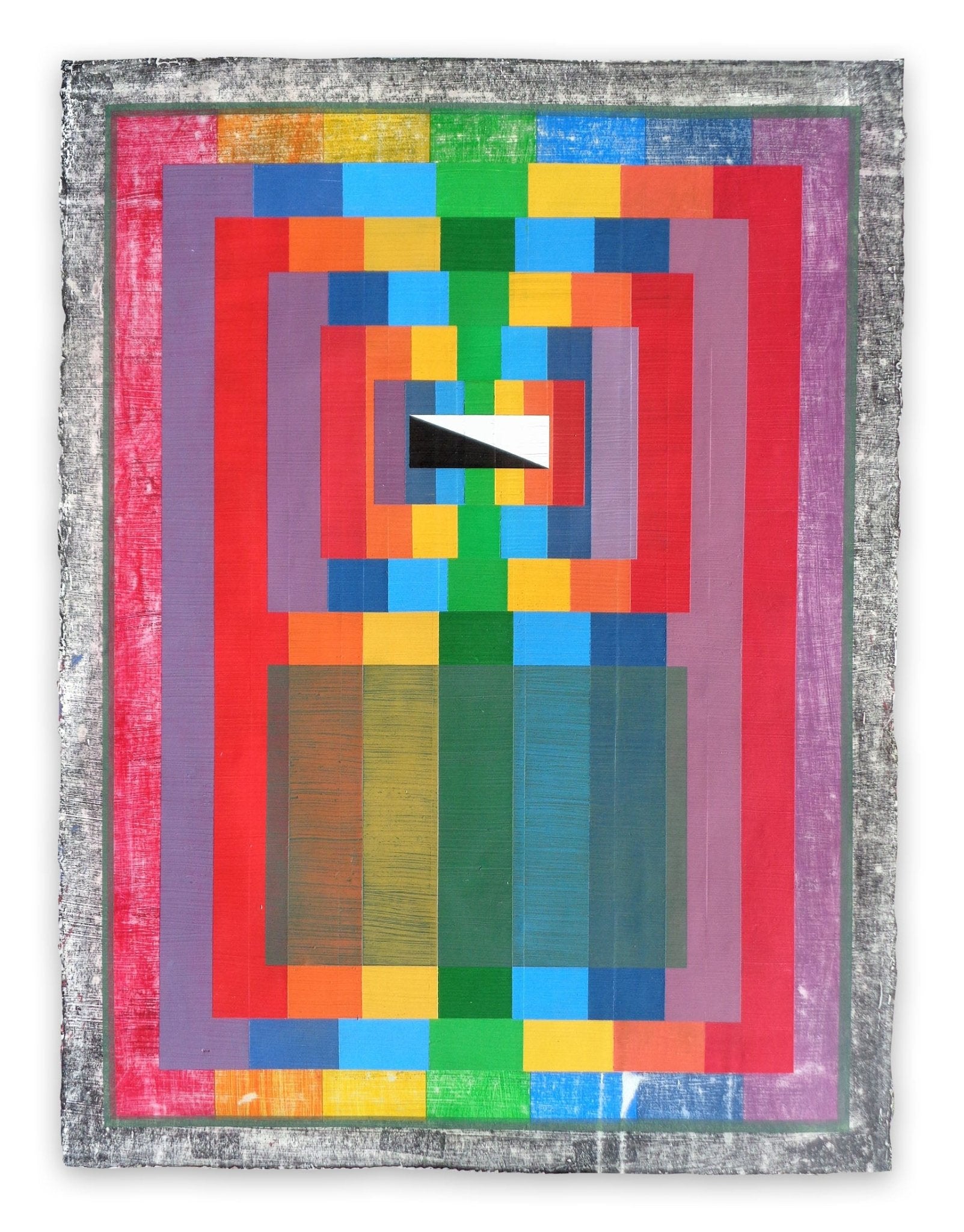 Organic Geometry (Spectrum I) - Michael Barringer - Abstract Painting - Ideelart