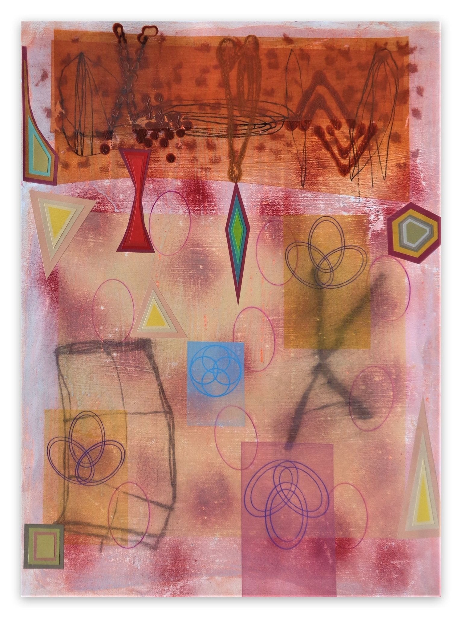 Cave Quilt - Michael Barringer - Abstract Painting - Ideelart