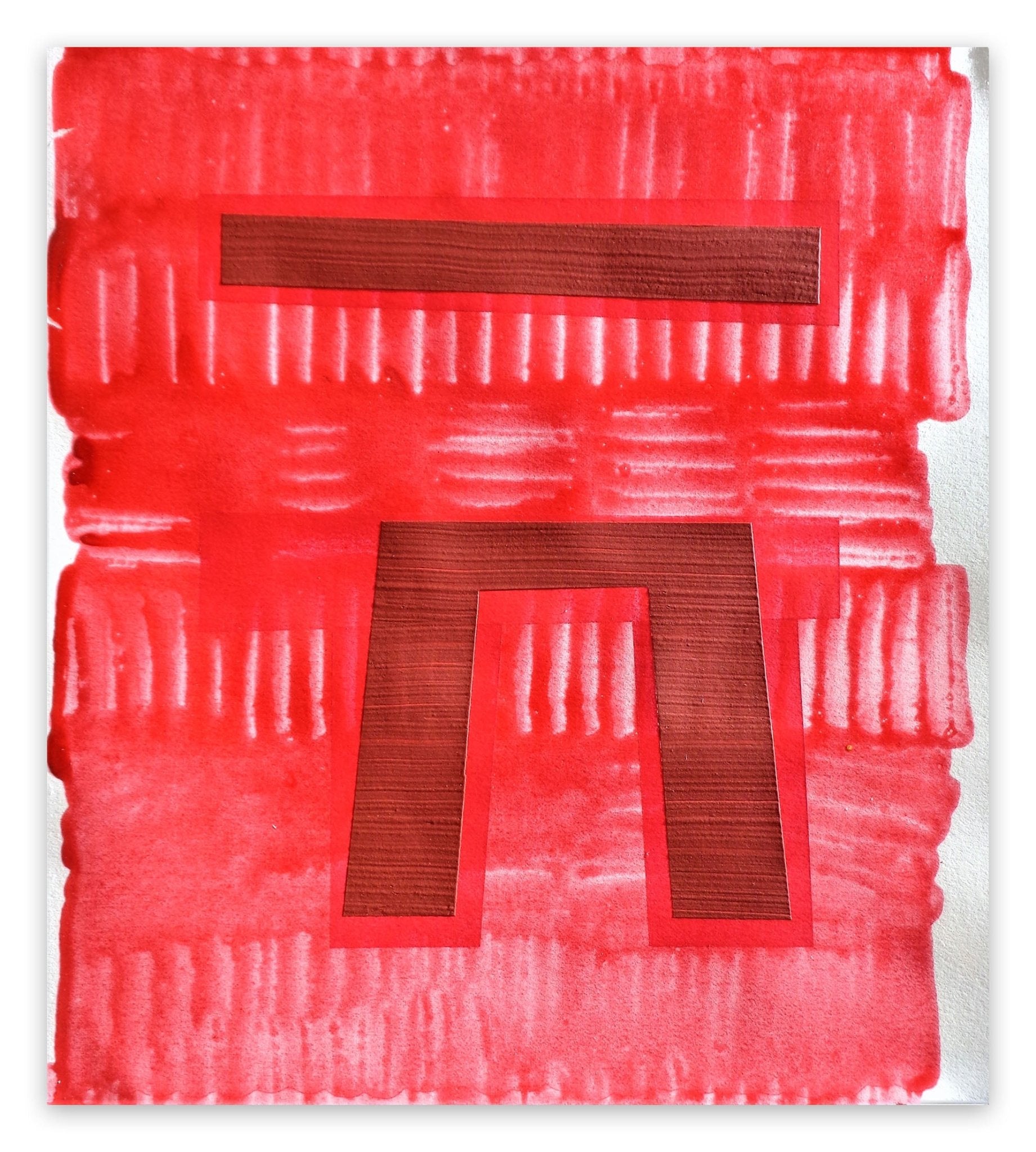 Liminal Icon (Monument I) - Michael Barringer - Abstract Painting - Ideelart