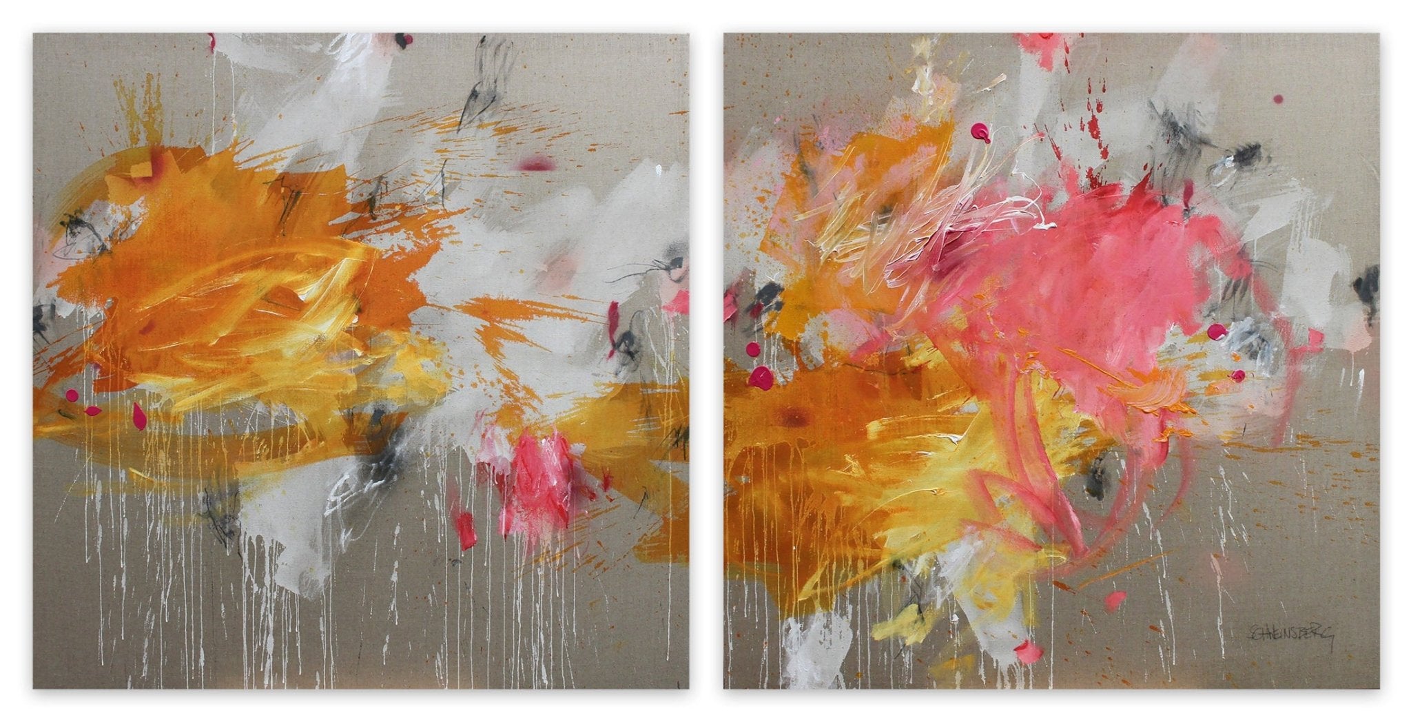 Solar storm - Daniela Schweinsberg - Abstract Painting - Ideelart