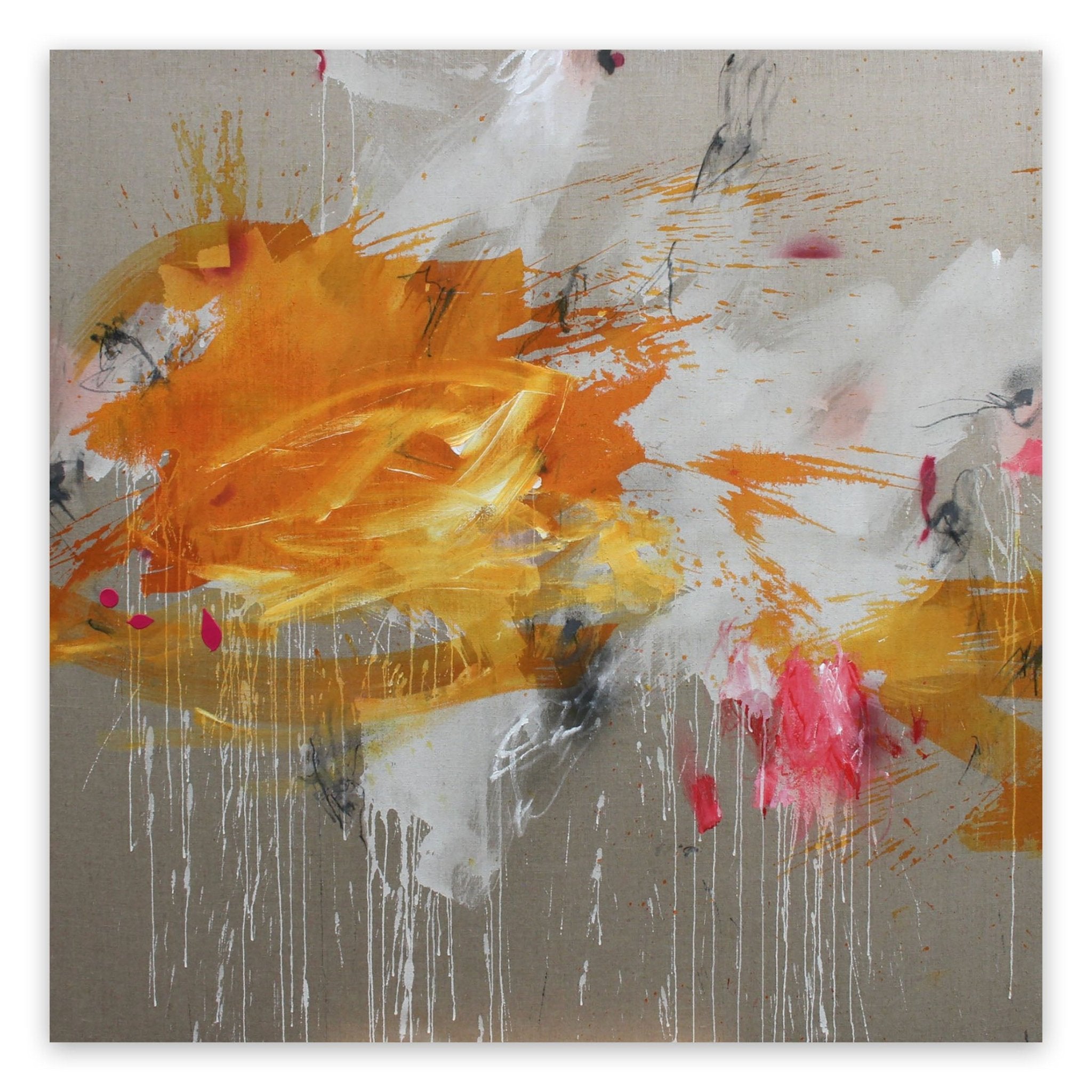 Solar storm - Daniela Schweinsberg - Abstract Painting - Ideelart